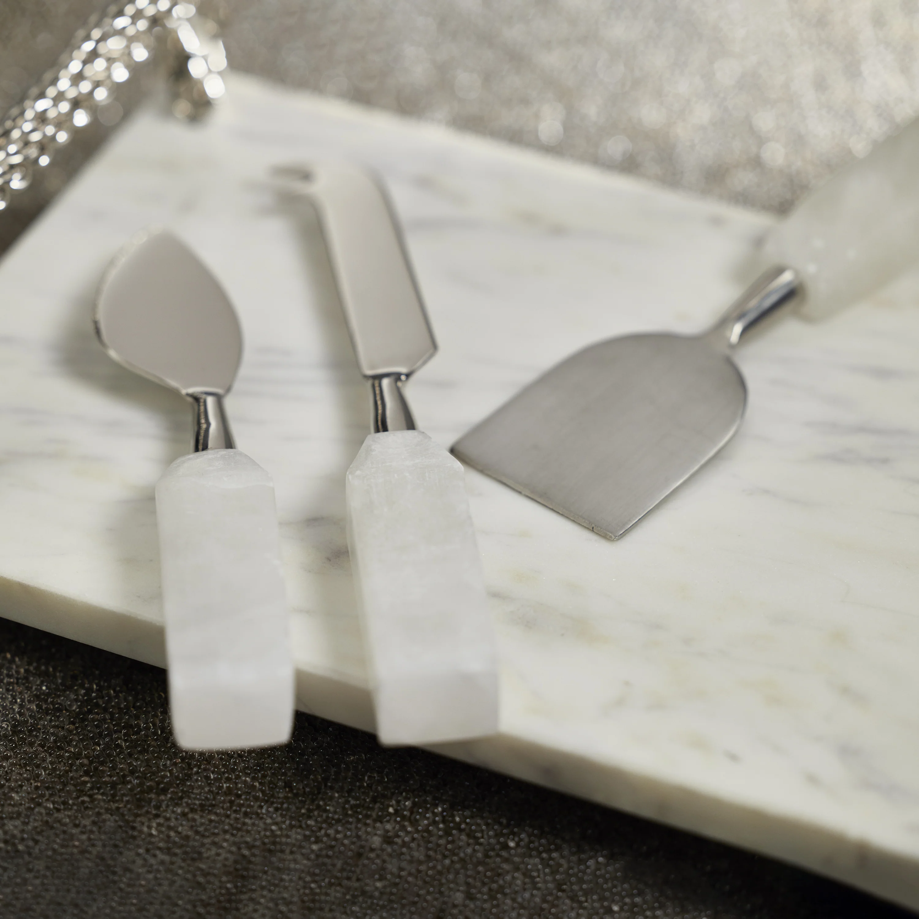 Alabaster 3 Piece Cheese Knife Set - Image 2