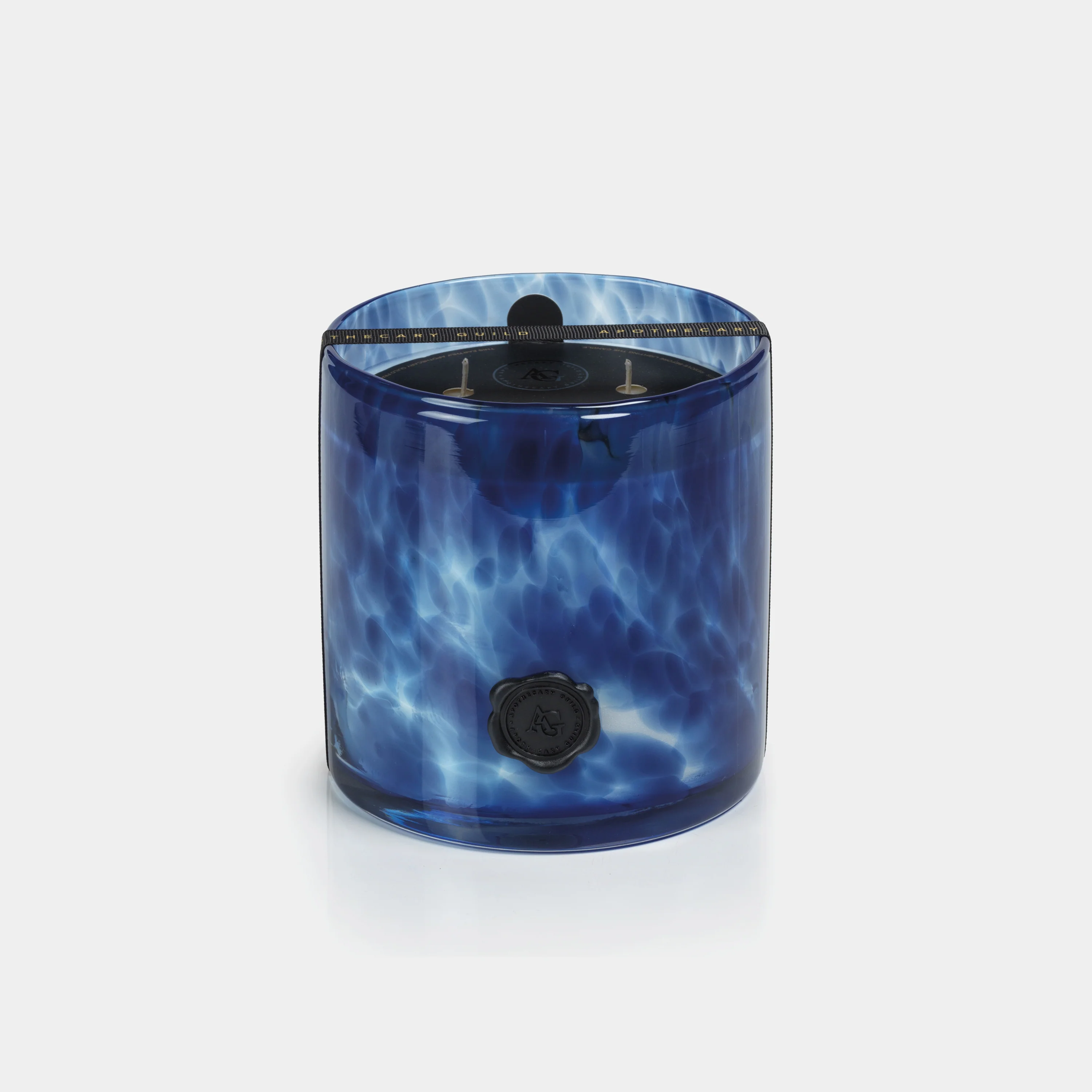 Apothecary Guild Opal Glass Three-Wick Candle, Sea Salt Coastal Mist - Image 2