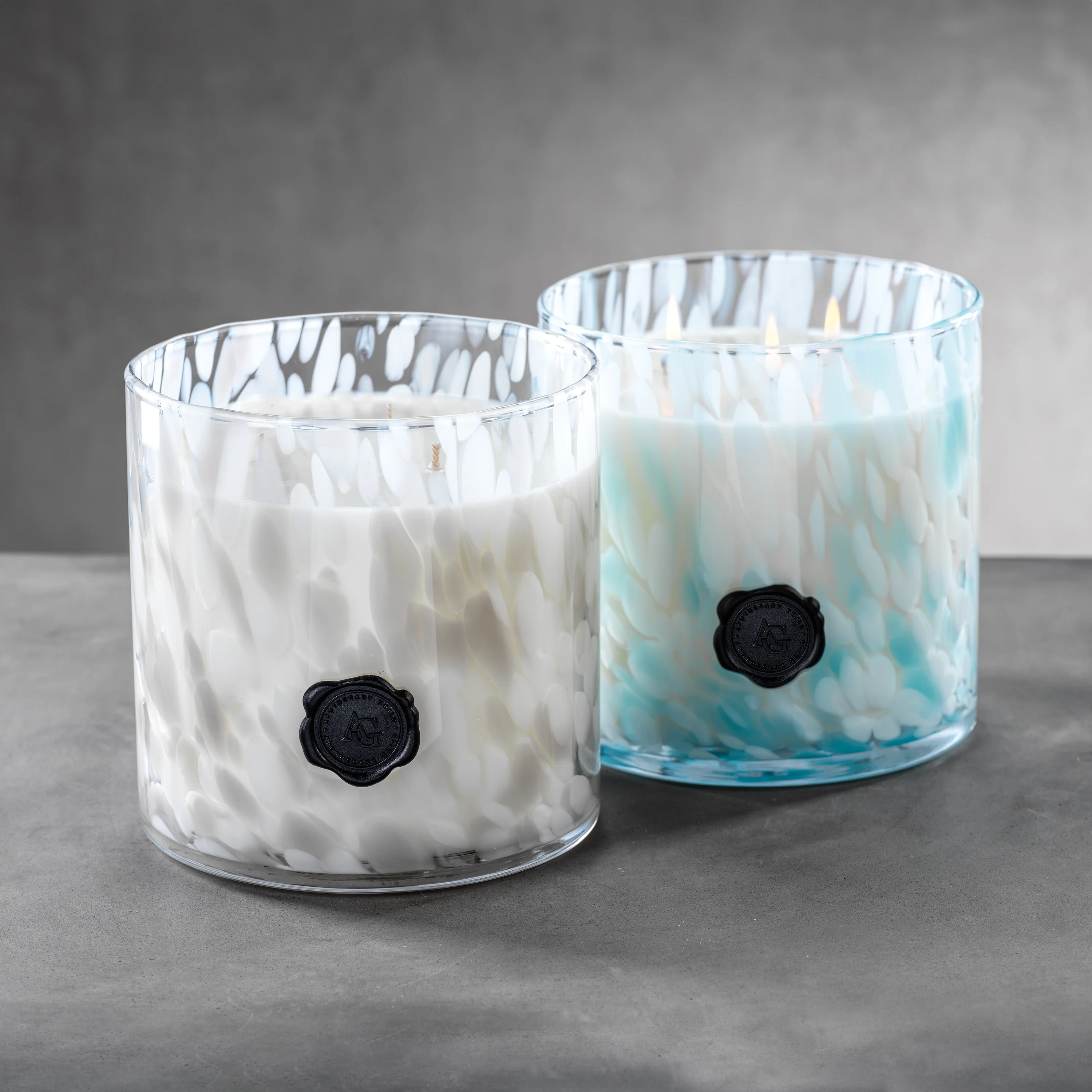 Apothecary Guild Opal Glass Three-Wick Candle, Sunset Beach - Image 3