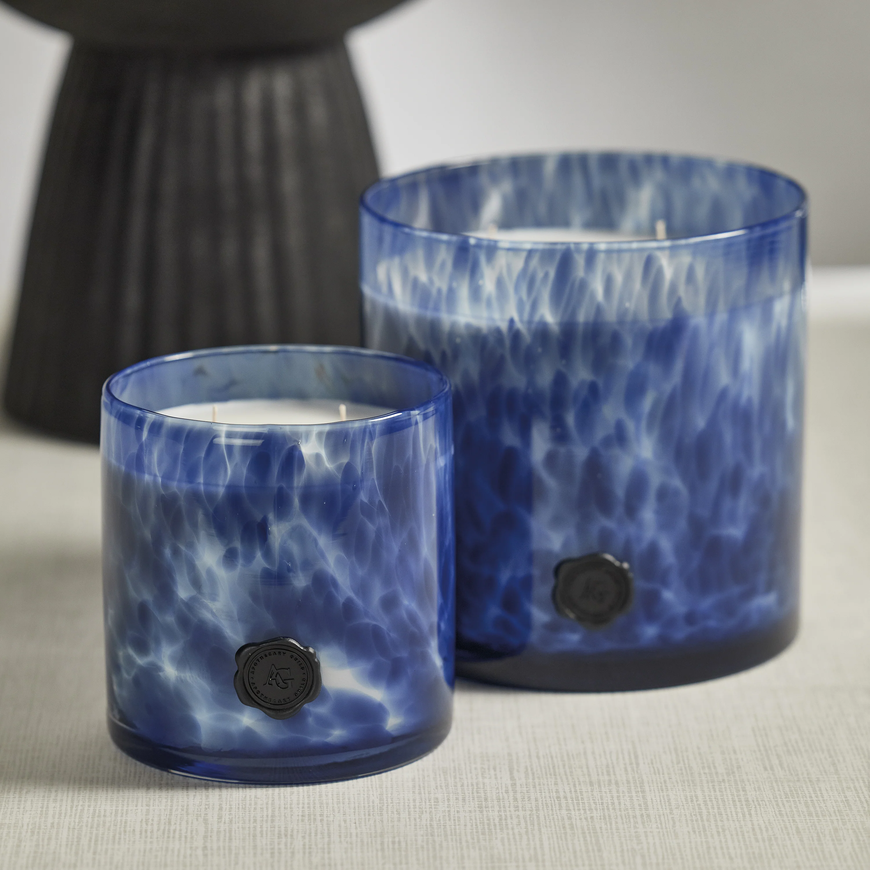 Apothecary Guild Opal Glass Five-Wick Candle, Sea Salt Coastal Mist - Image 4