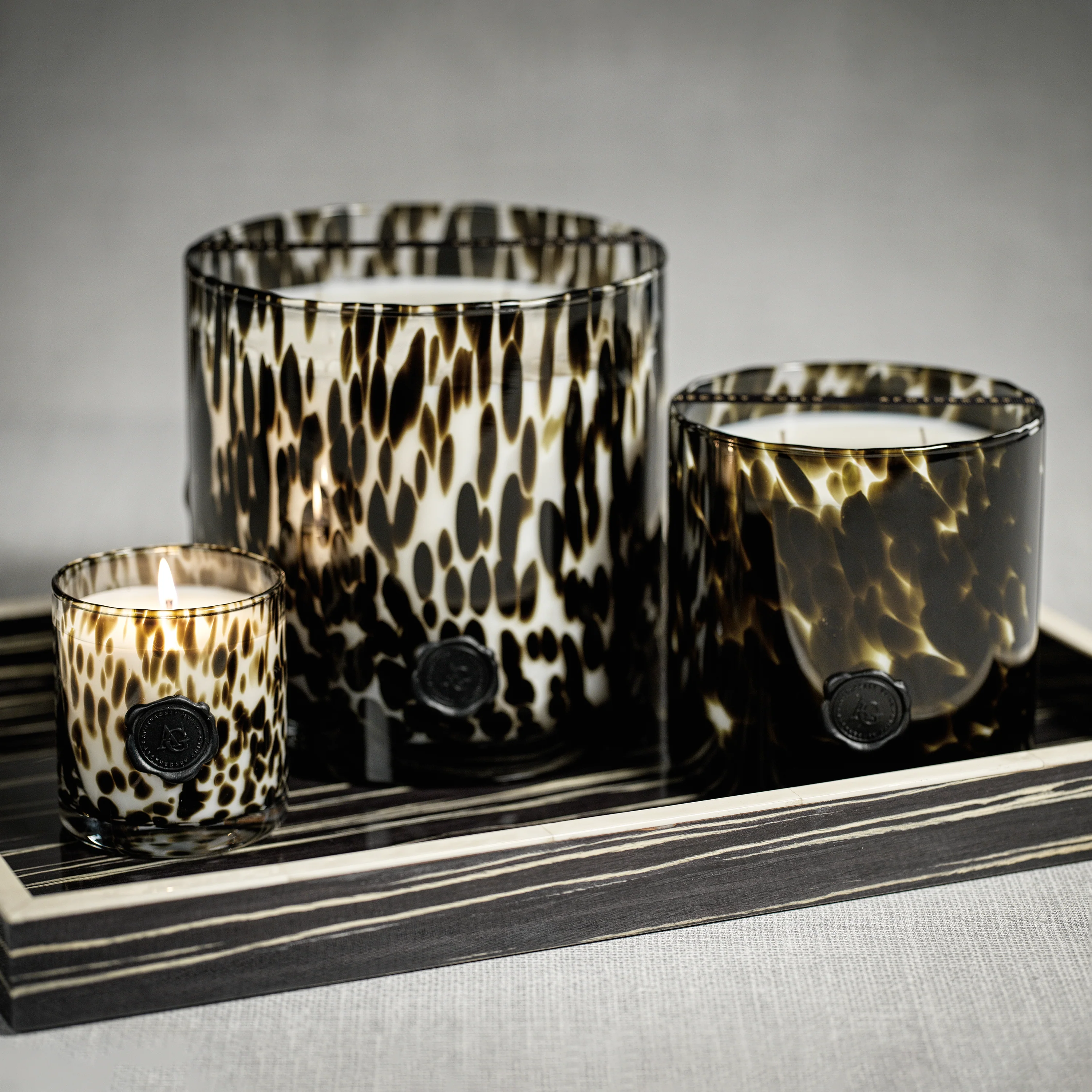 Apothecary Guild Opal Glass Candle in Gift Box, Black Fig Vetiver - Image 3