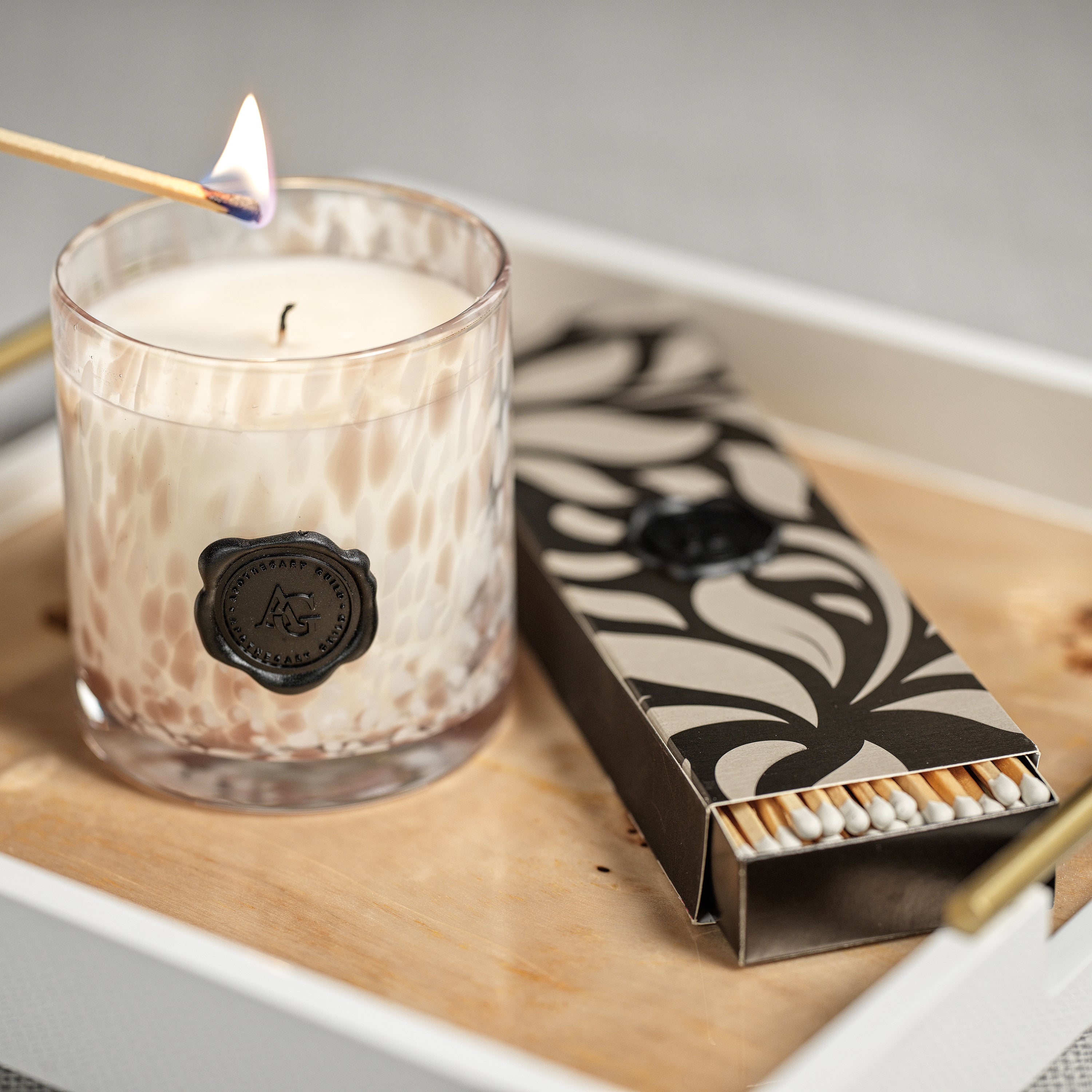 Apothecary Guild Opal Glass Candle in Gift Box, Rio de Janeiro - Image 2