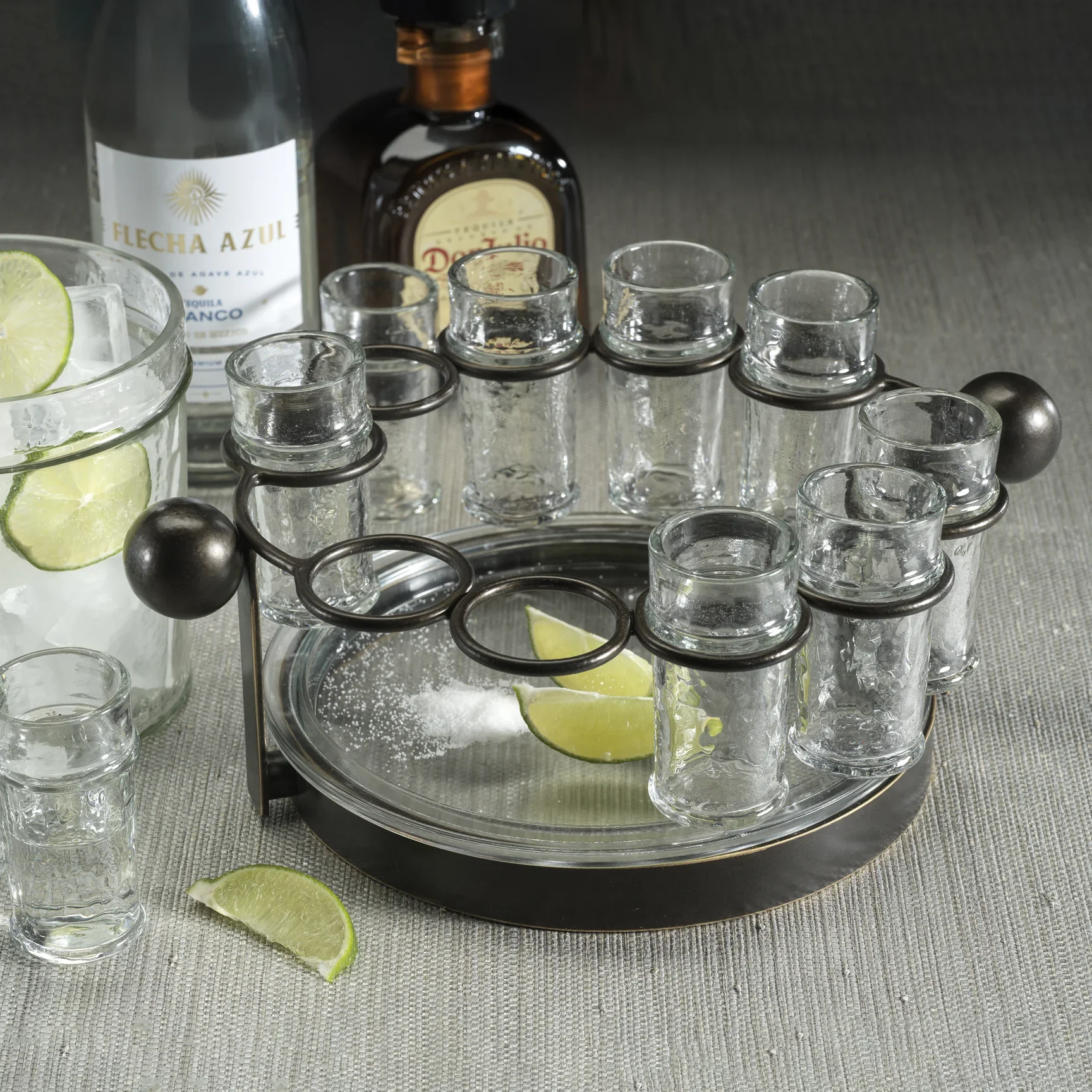 Agave 10-Piece Tequila Shot Set with Ice Bucket - Image 3