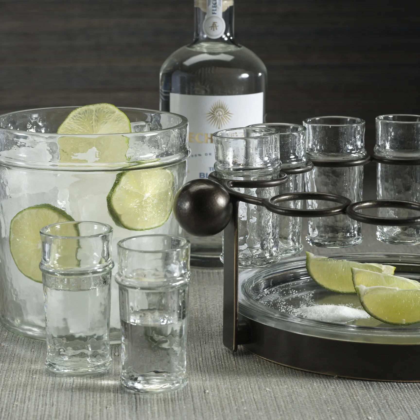 Agave 10-Piece Tequila Shot Set with Ice Bucket - Image 4
