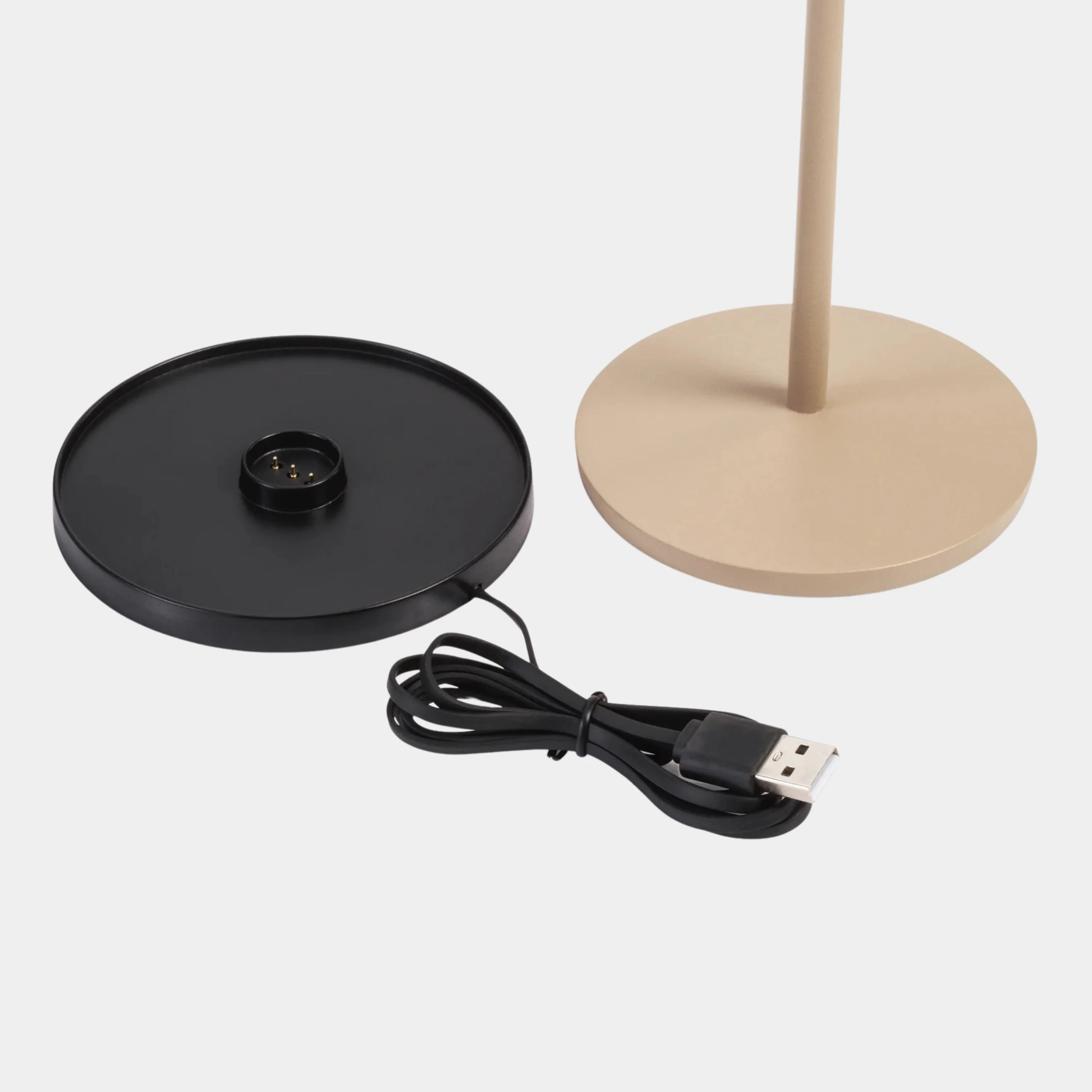 ANDRIA Rechargeable Table Light - Light Taupe - Image 5