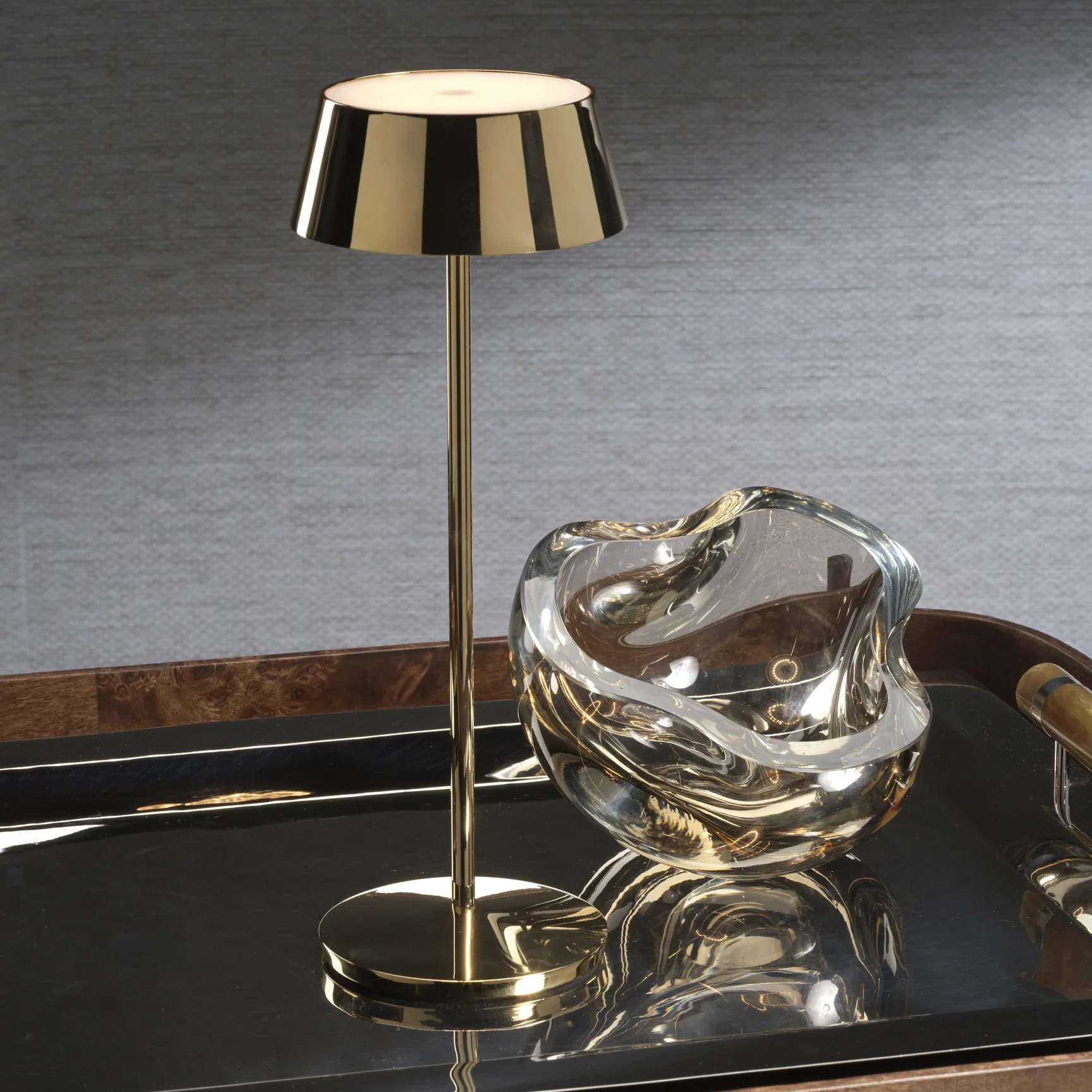 ANDRIA Rechargeable Table Light - Polished Gold - Image 10