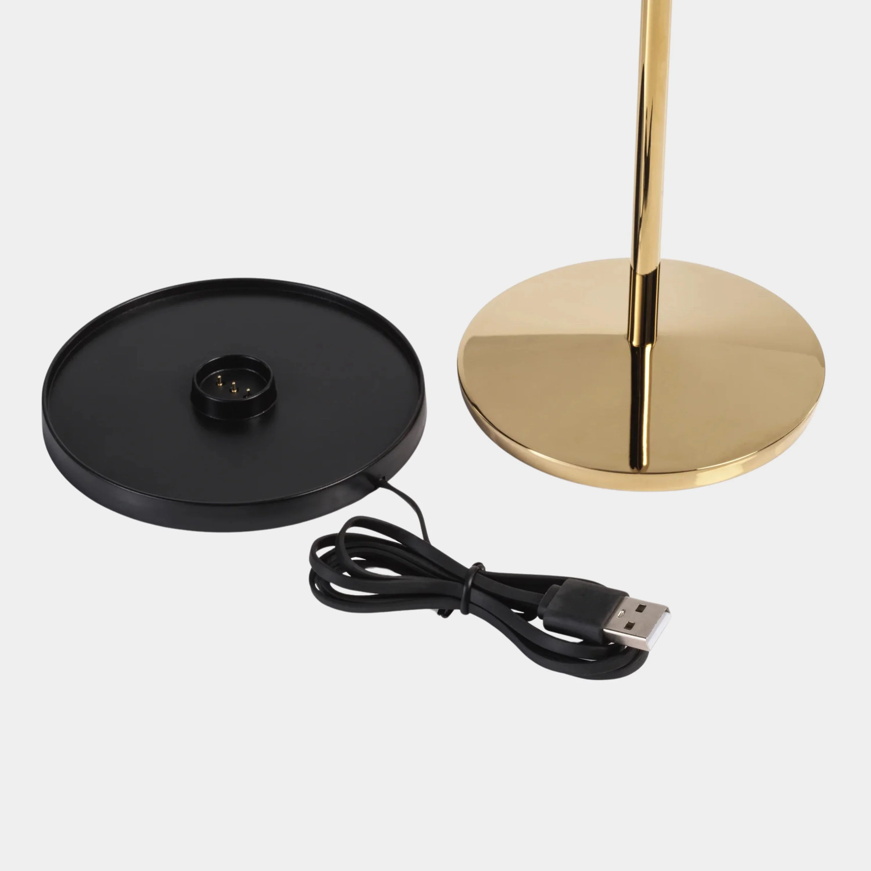 ANDRIA Rechargeable Table Light - Polished Gold - Image 6