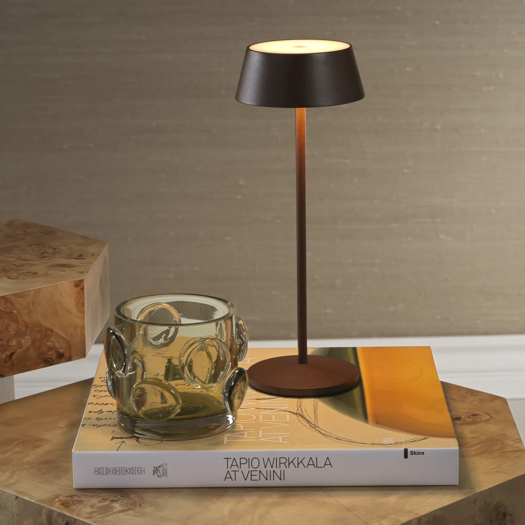 ANDRIA Rechargeable Table Light - Rust - Image 2