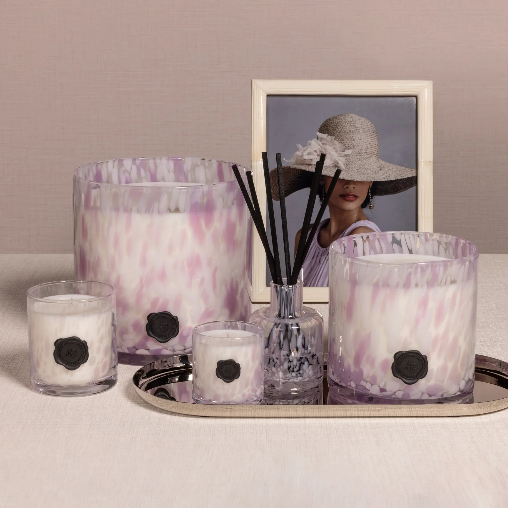 Apothecary Guild Opal Glass Five-Wick Candle, Elderflower Gin - Image 4