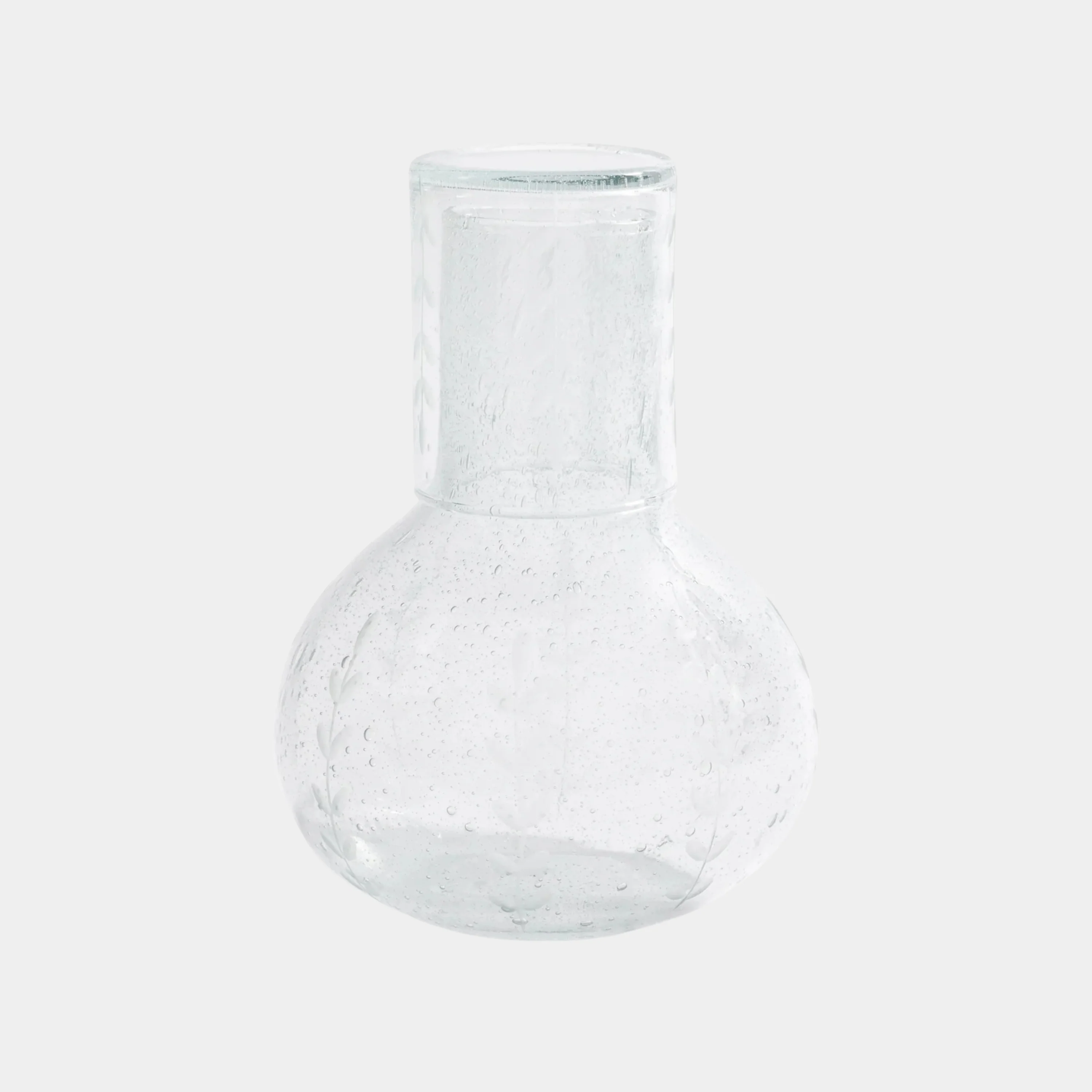 Caspian Tumblers (Set of 6) - Etched Flower Design - Image 3