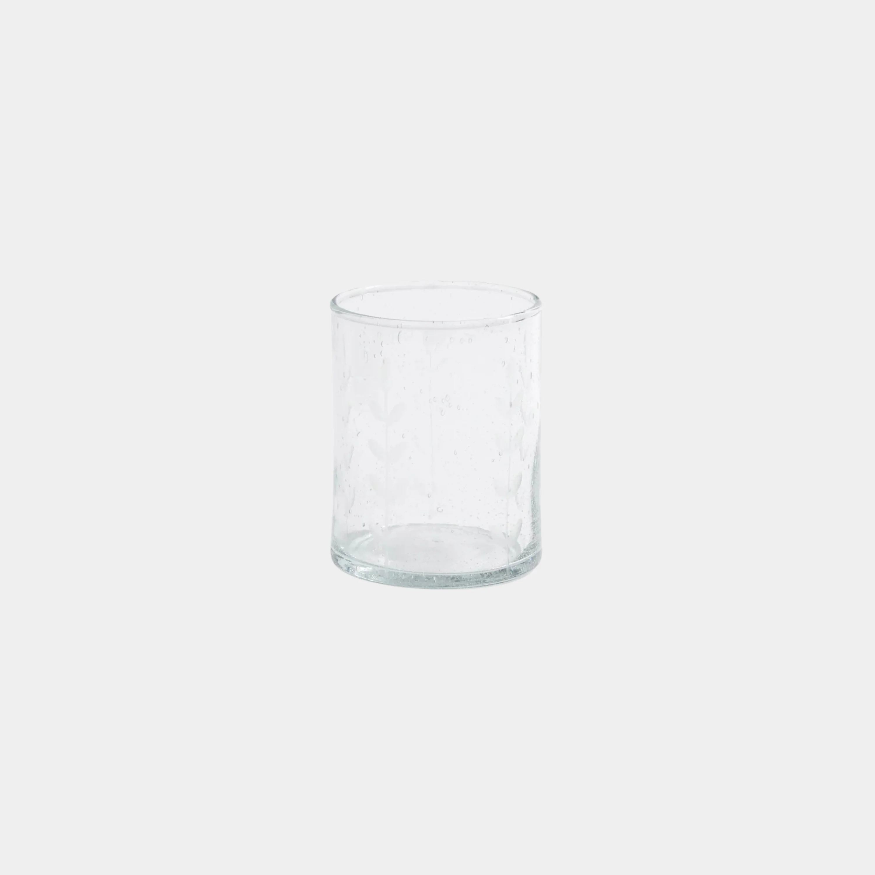 Caspian Tumblers (Set of 6) - Etched Flower Design - Image 4