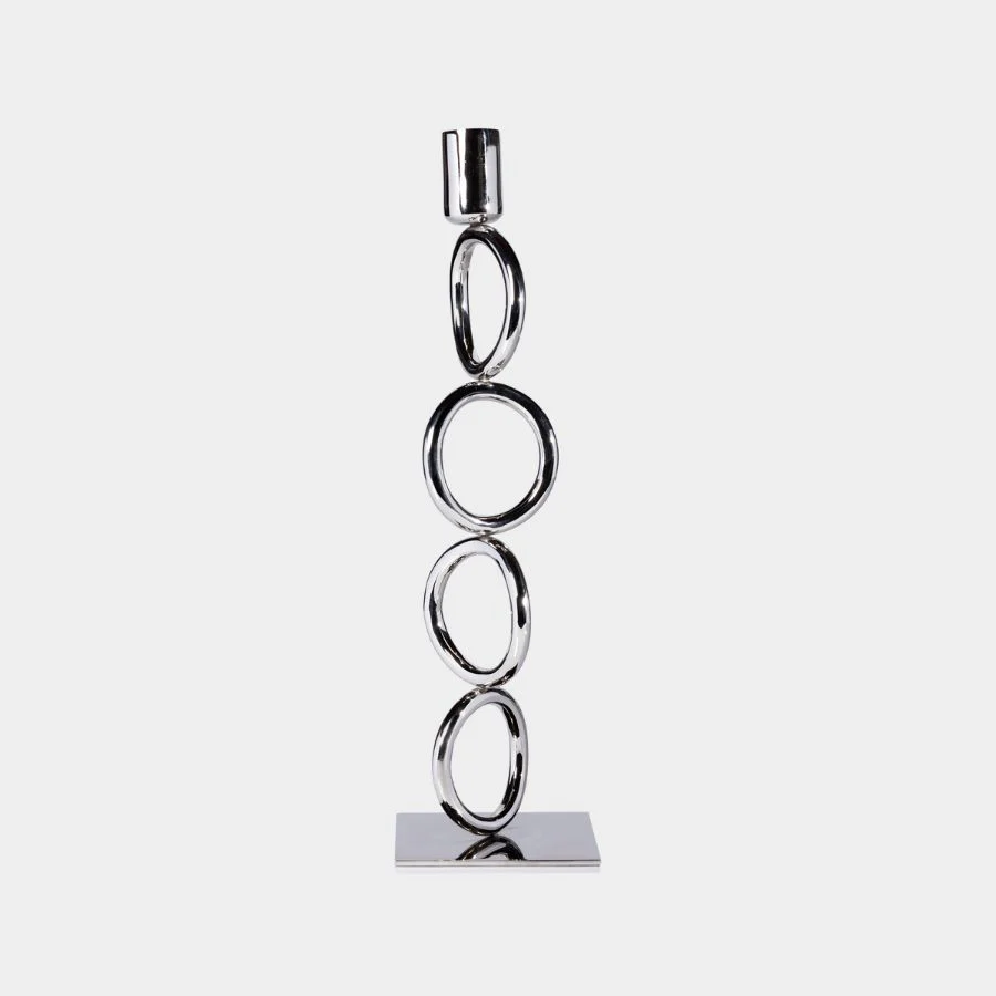 Circa Metal Taper Candle Holder 14"
