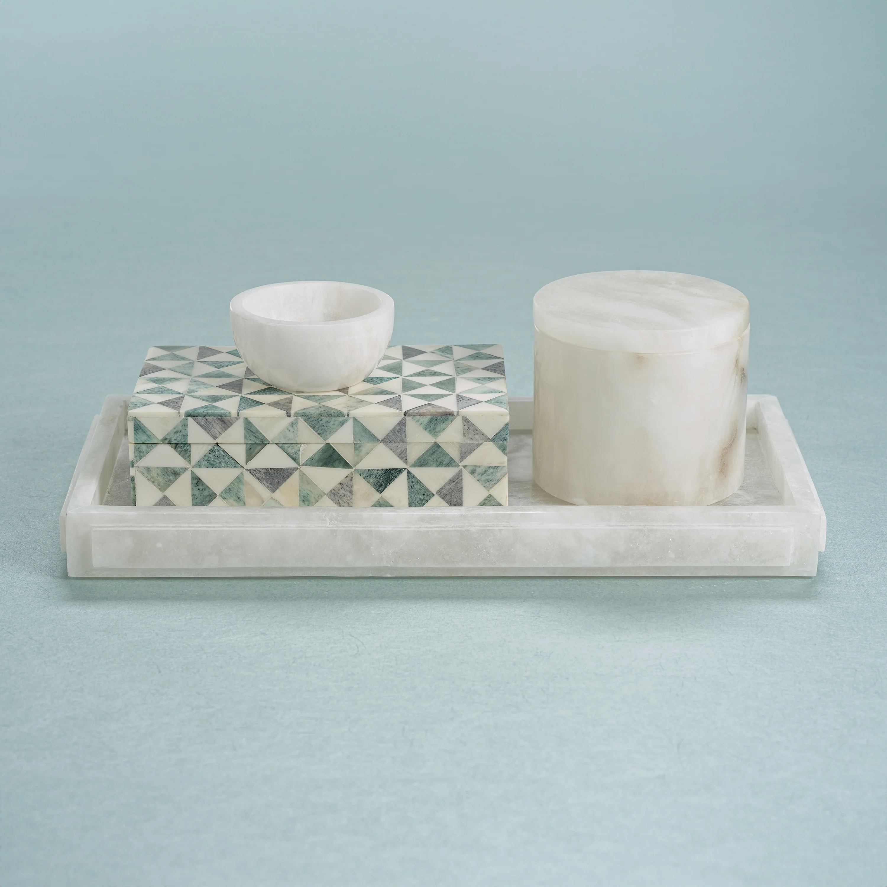 Côte d'Azur Alabaster Apothecary Jar - Image 5