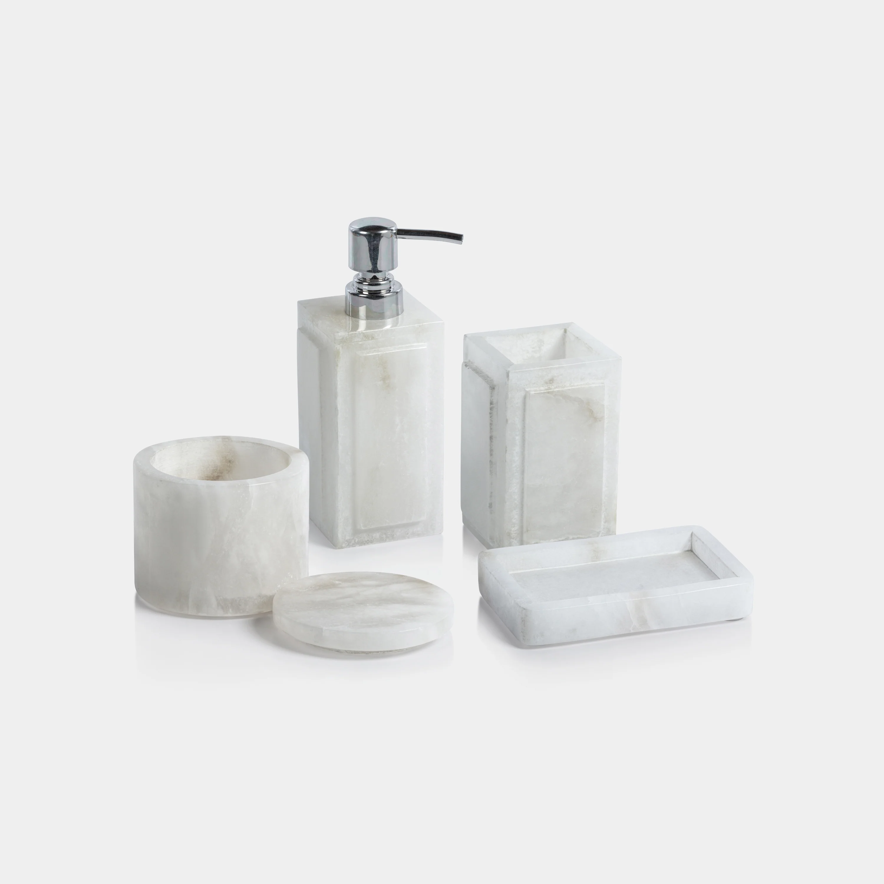 Côte d'Azur Alabaster Lotion & Soap Dispenser - Image 4