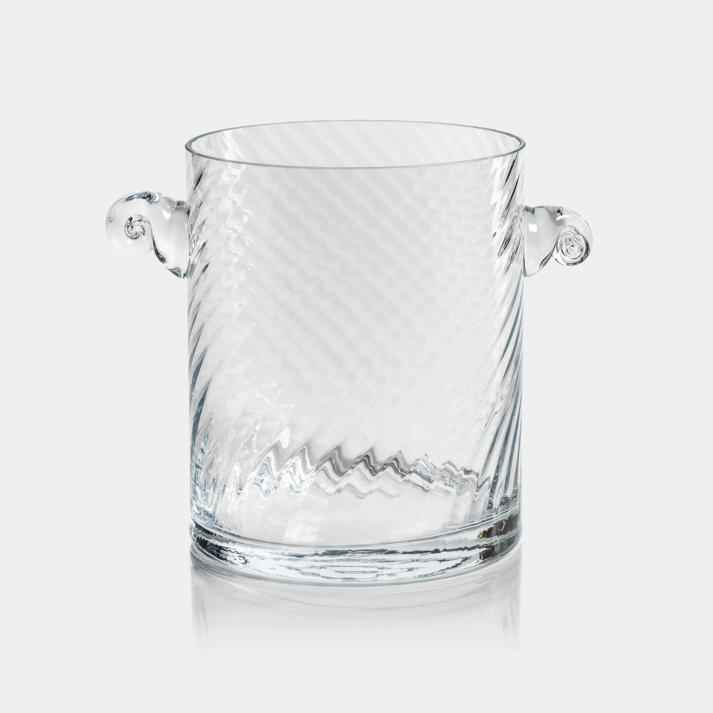 Bagatelle Swirl Glass Ice Bucket