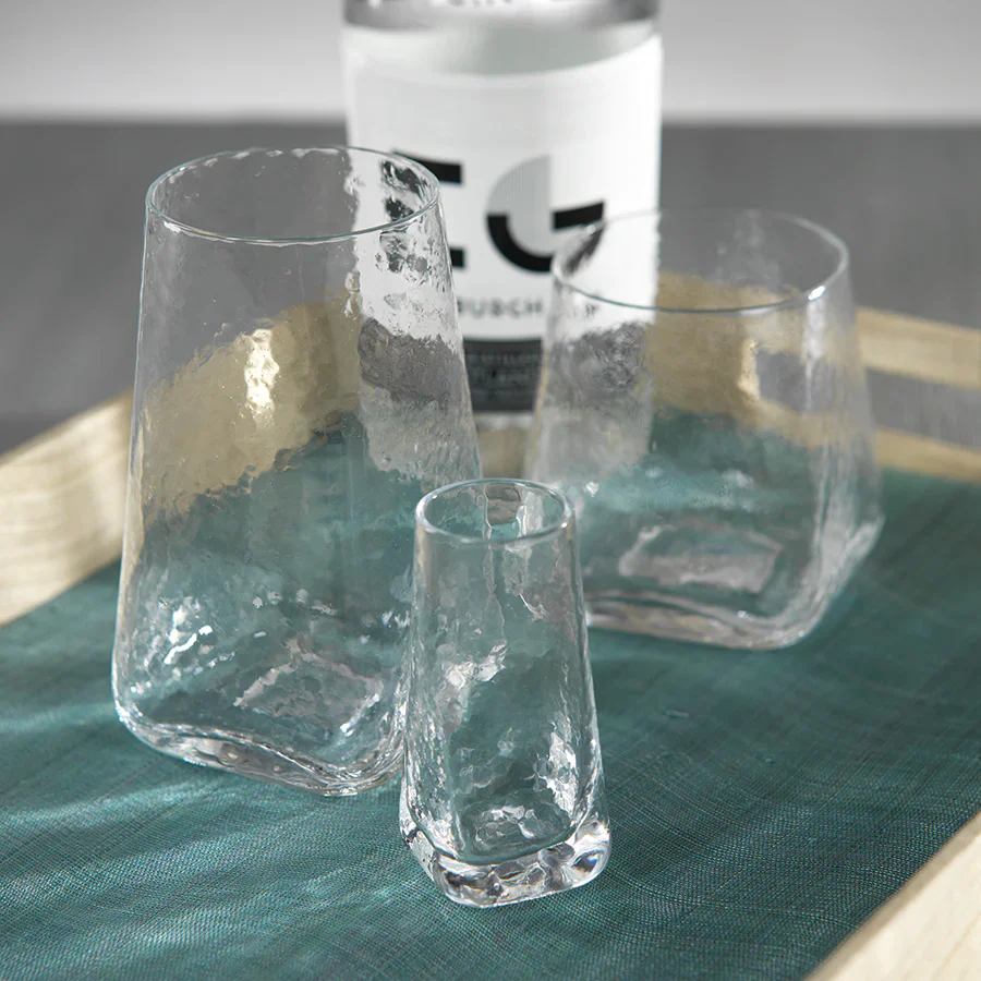 Kallos Hammered Highball Glasses (Set of 6) - Image 4
