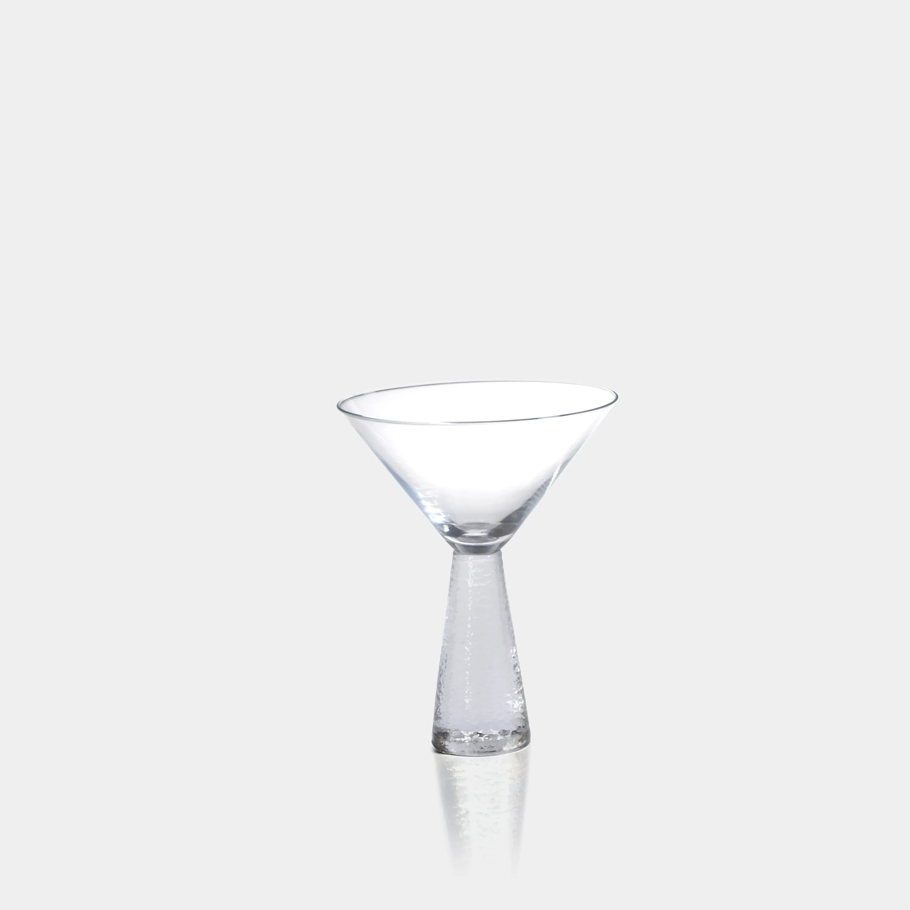 Livogno Martini Glasses on Hammered Stem (Set of 4) - Image 3
