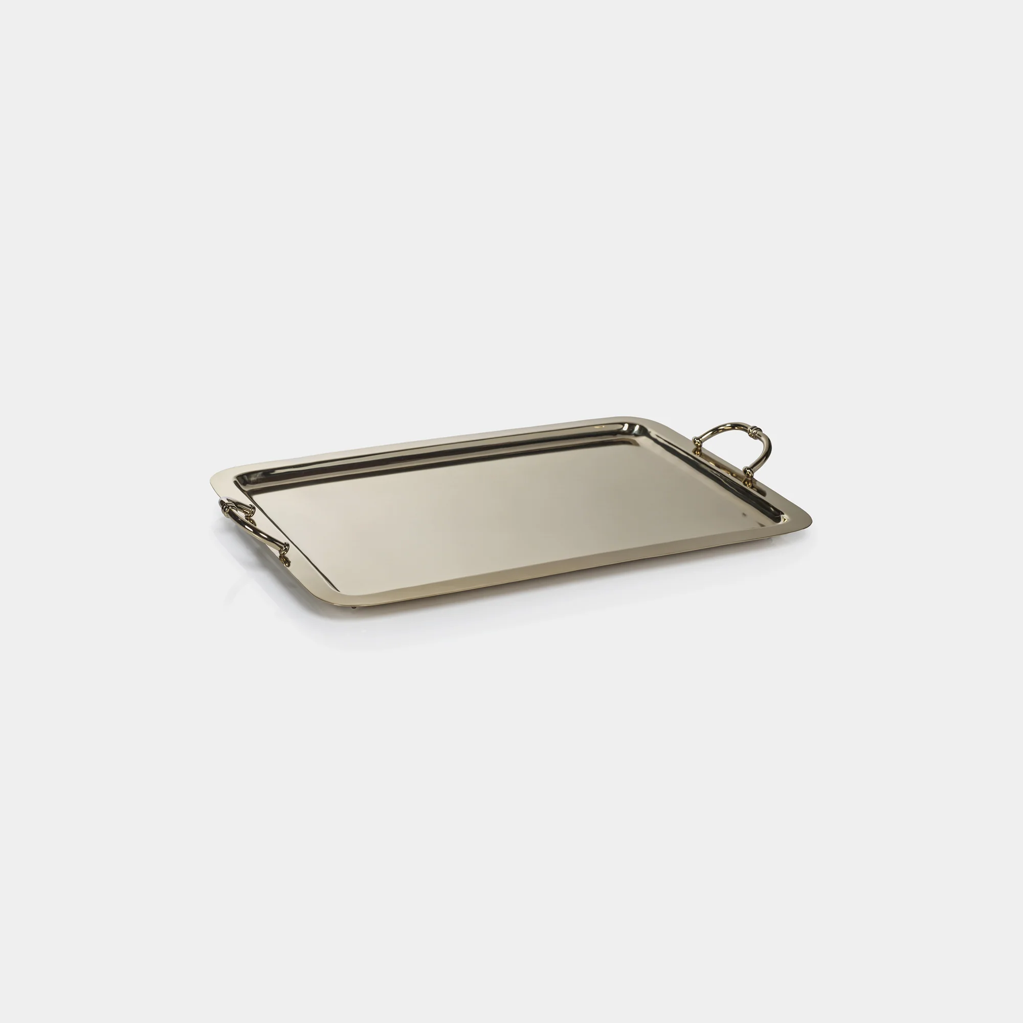 Manetta Steel and Brass Tray