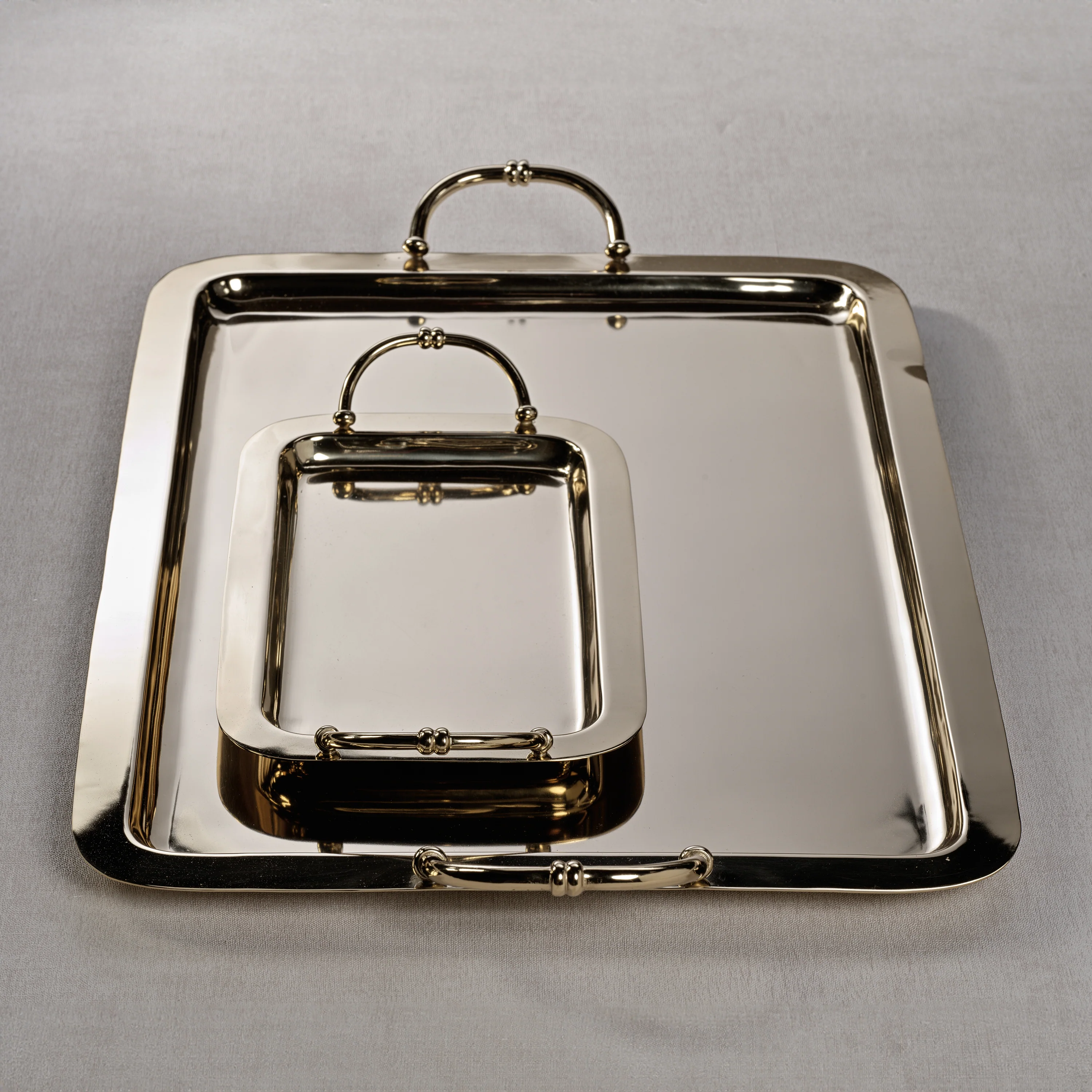 Manetta Steel and Brass Tray - Image 2