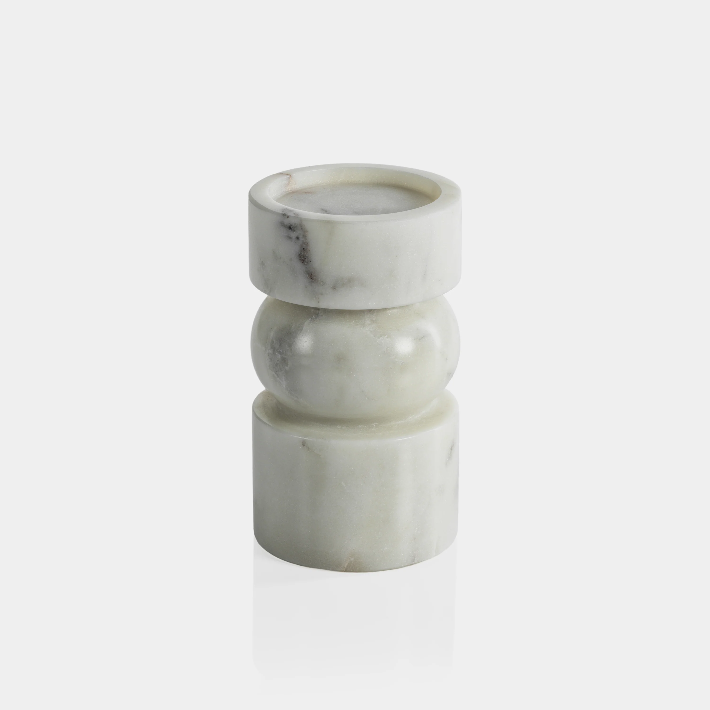 Marmar Marble Pillar Holder (Set of 2) - Image 3