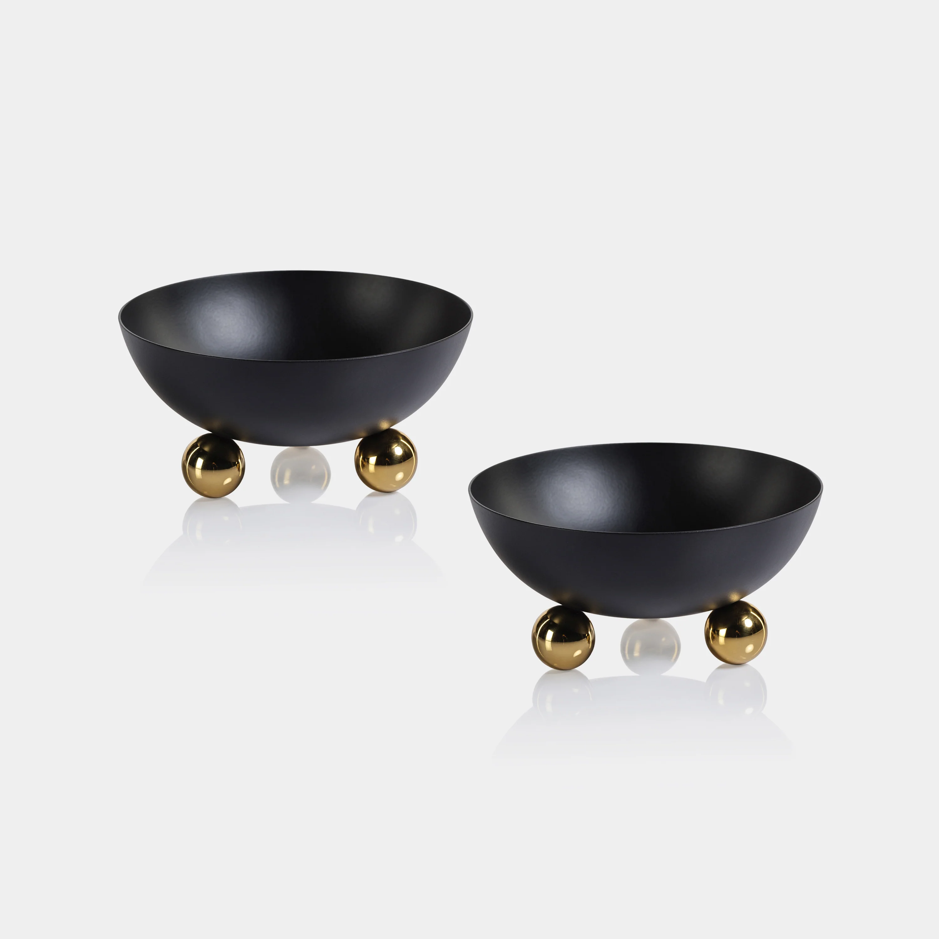 Condiment Bowl with Golden Feet (Set of 2) - Image 2