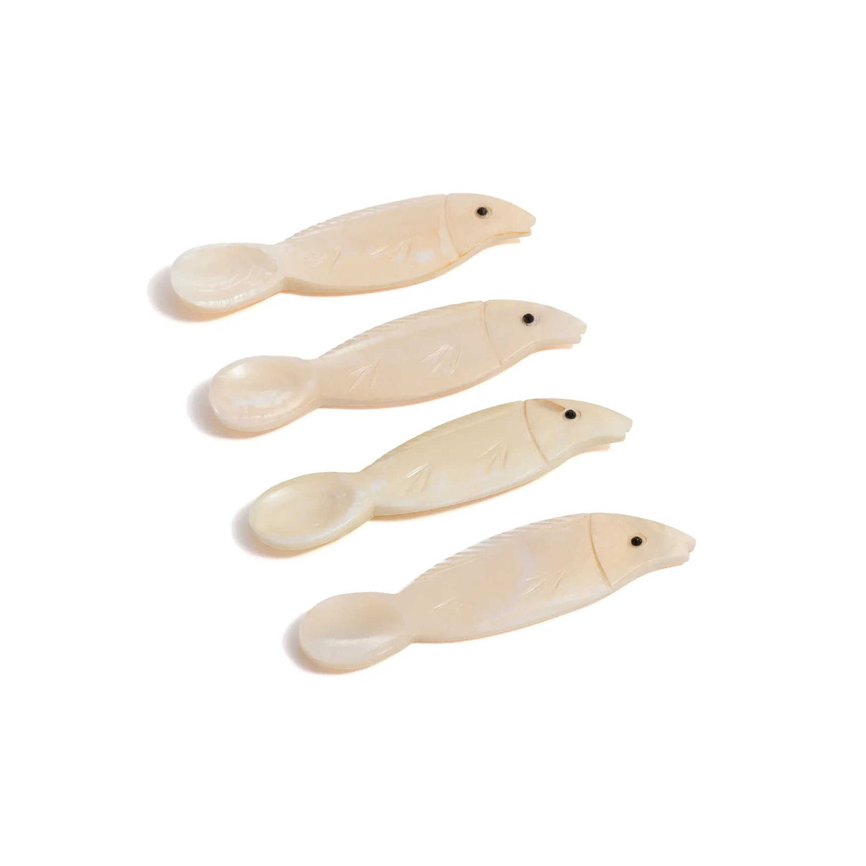 Mother of Pearl Fish Condiment / Caviar Spoon (Set of 4) - Image 6