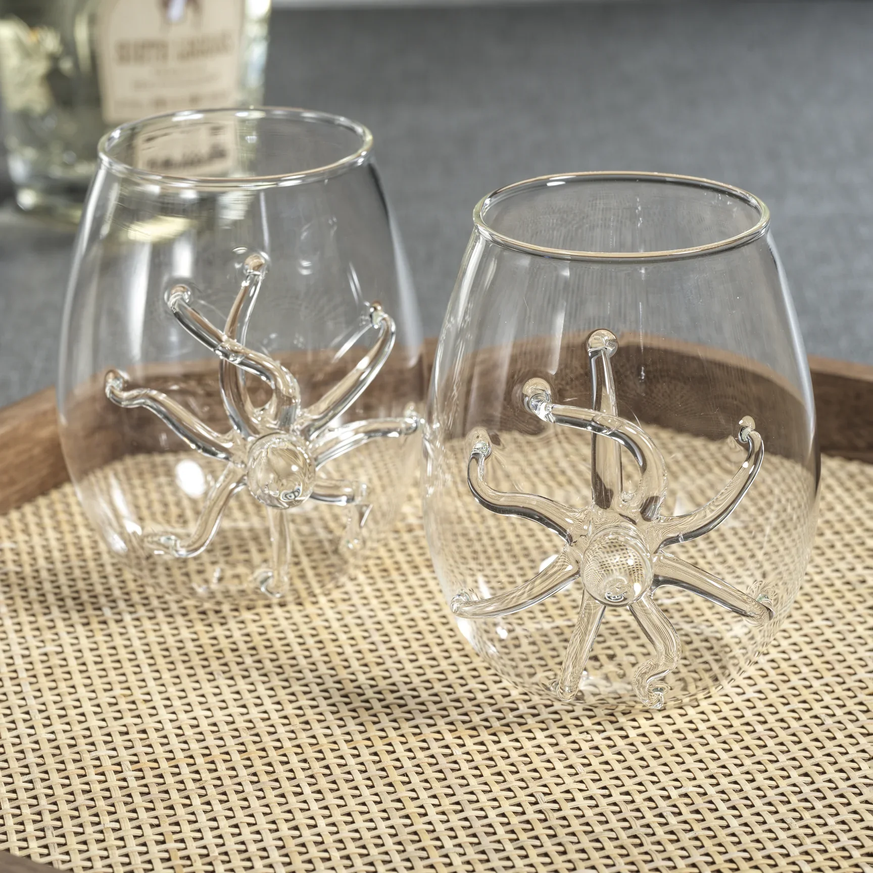 Octopus Stemless Glasses, Set of 6 - Image 3