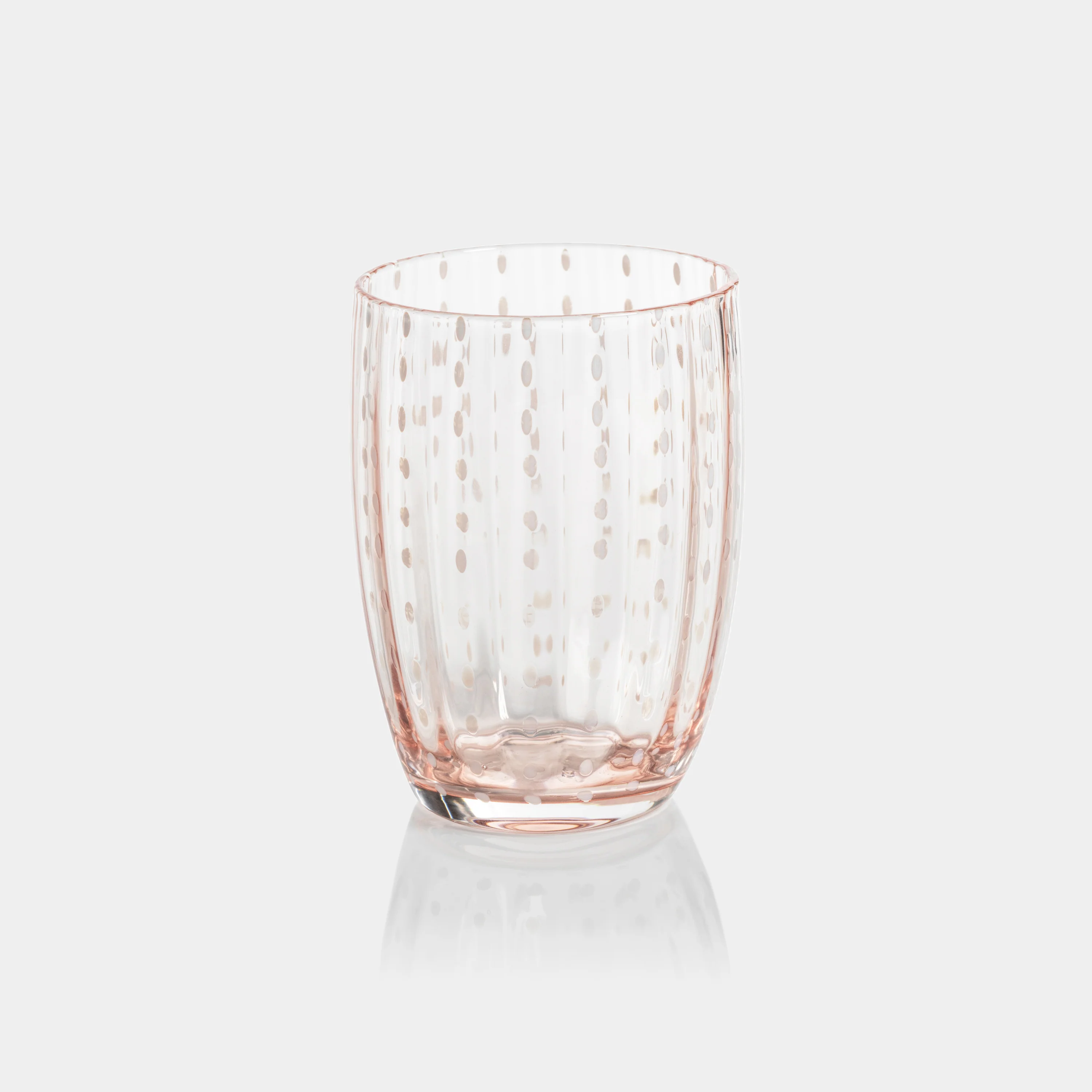 Portofino White Dot Tumblers (Set of 4)