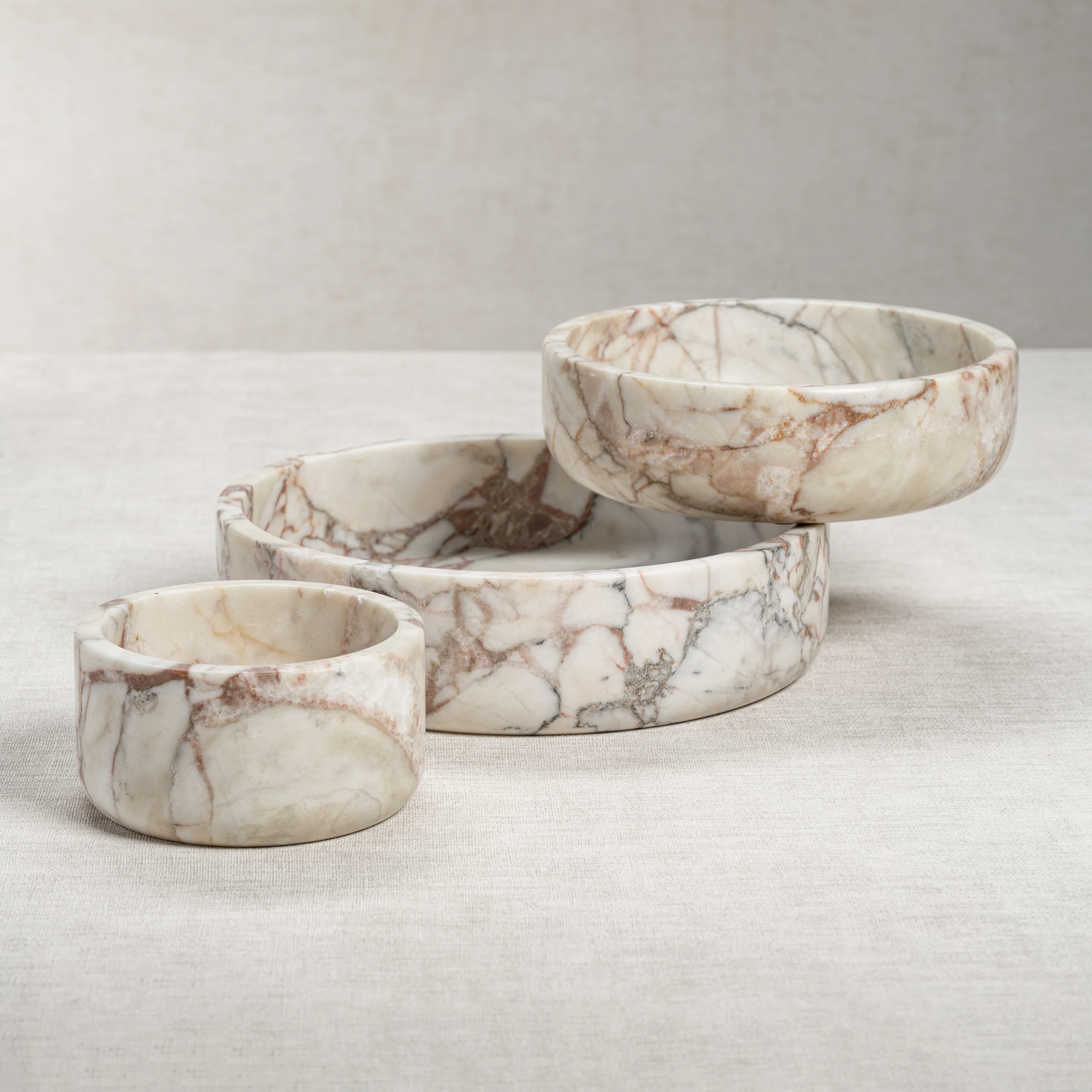 Rosso Verona Matte Marble Bowl - Image 4
