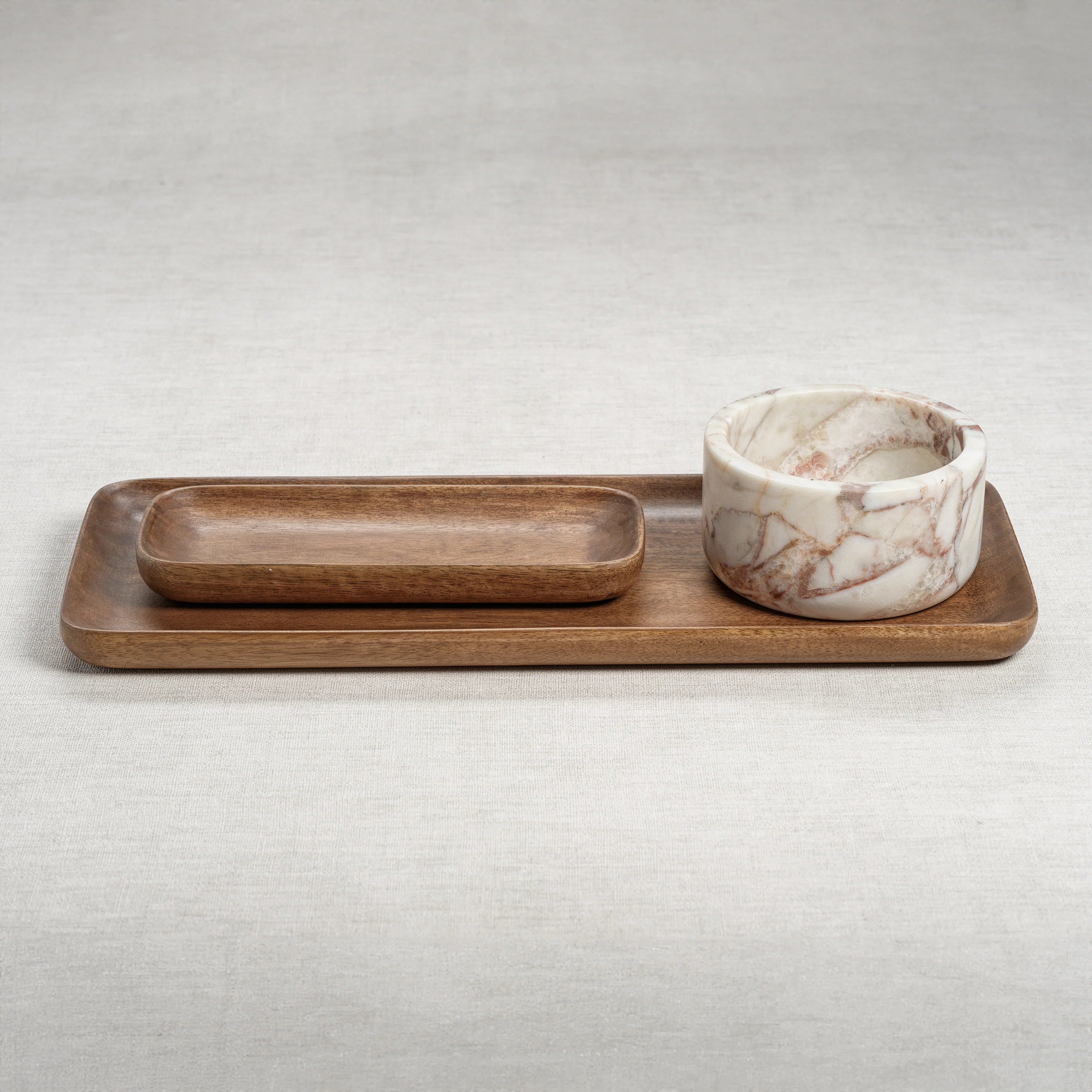 Rosso Verona Matte Marble Bowl / Wine Coaster - Image 3