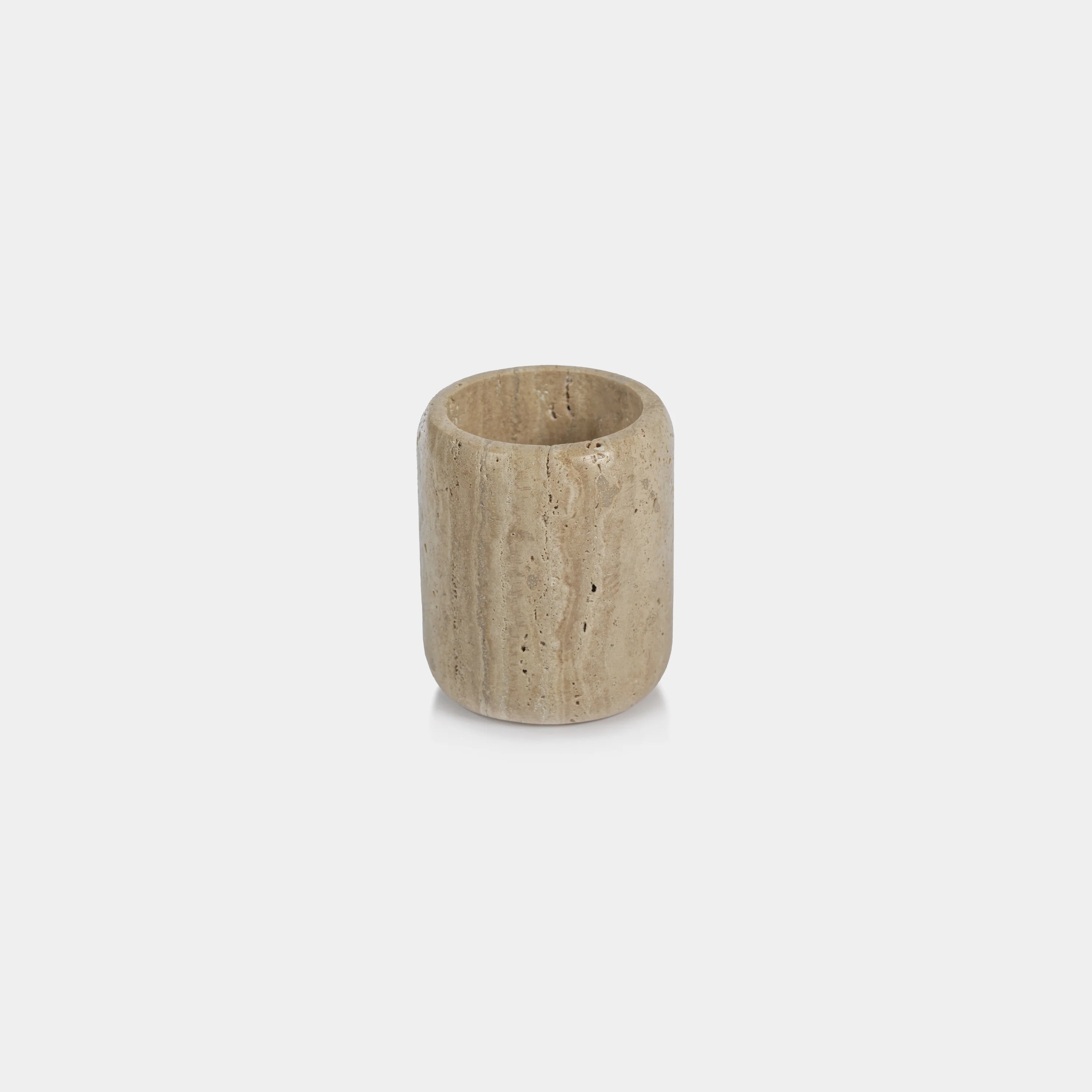 Travertine Marble Toothbrush Holder - Image 2