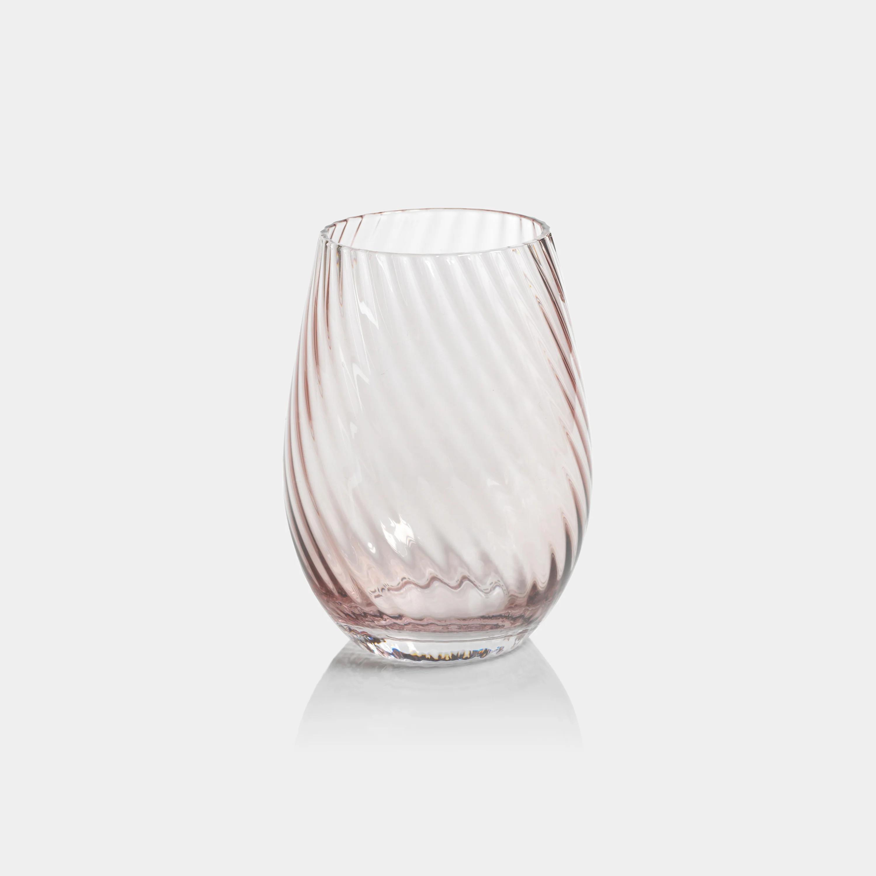 Savoy Optic Swirl Stemless Glasses (Set of 4)