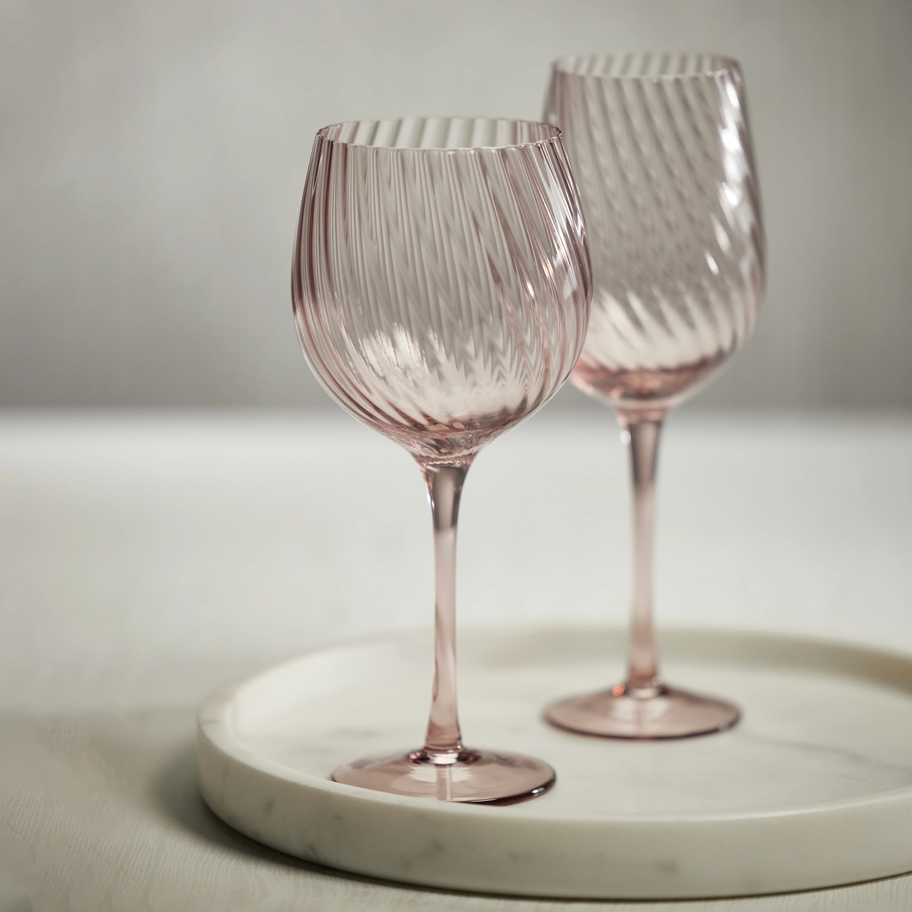 Savoy Optic Swirl White Wine Glasses (Set of 4) - Image 5