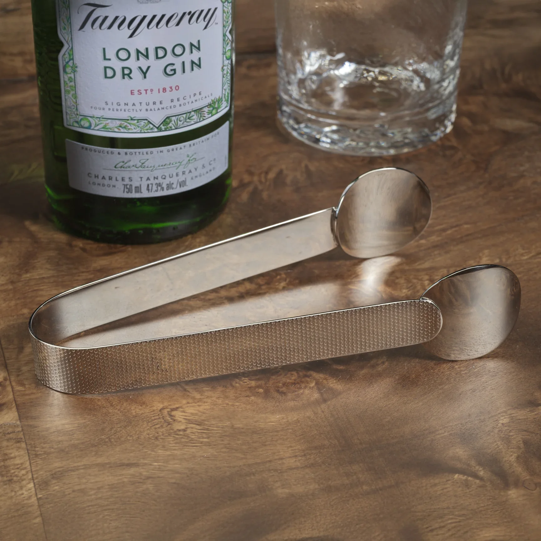 Spiga Textured Ice Tong, Nickel - Image 2