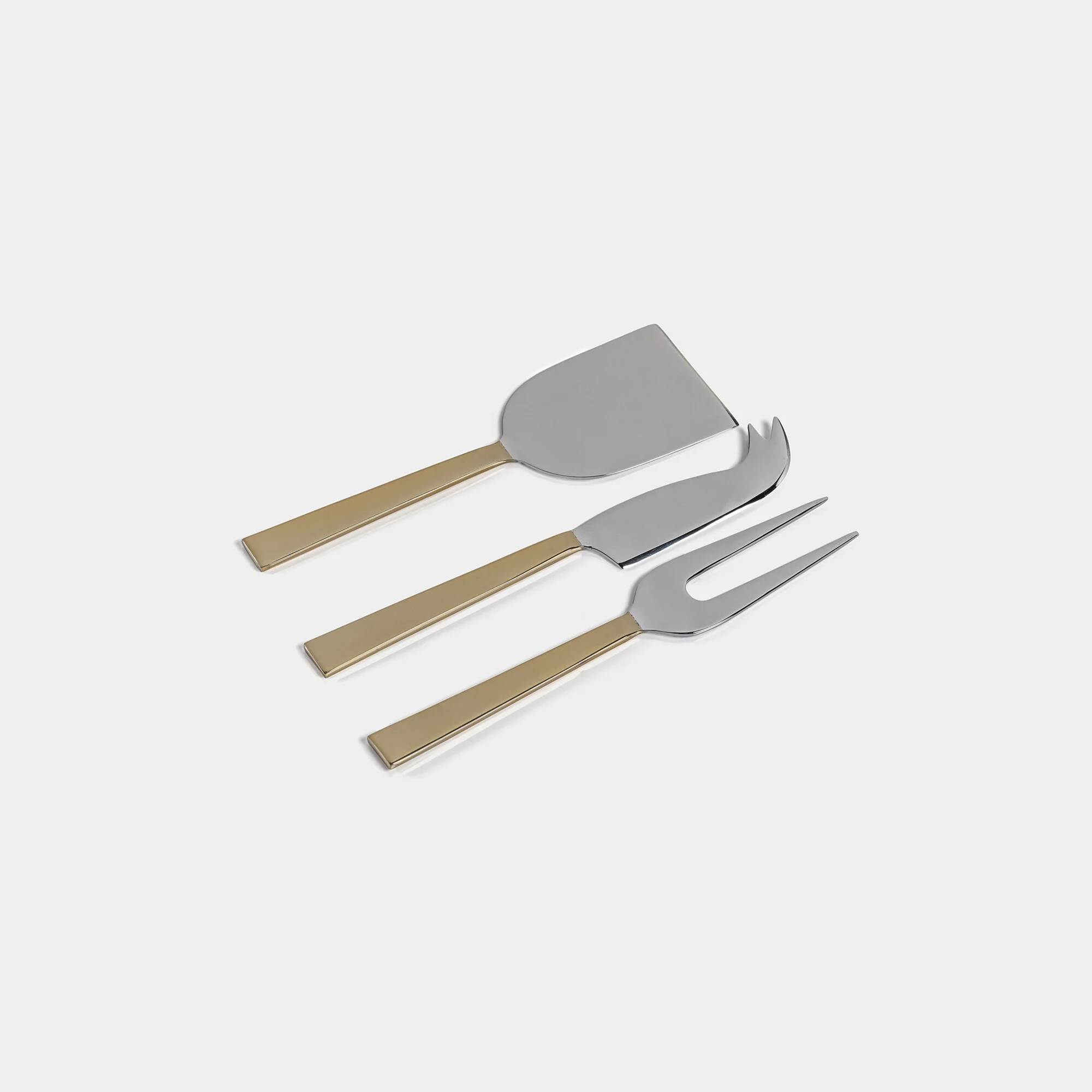 Modernist Two-Tone Cheese Knife Set - Image 3