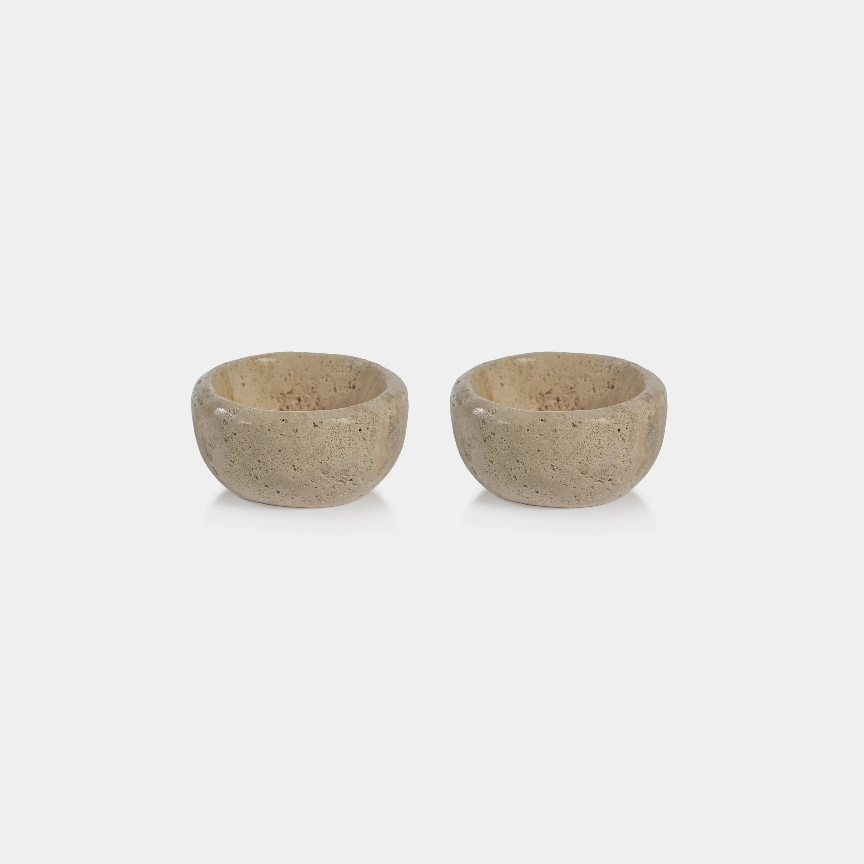 Tibur Travertine Bowl (Set of 2) - Image 2