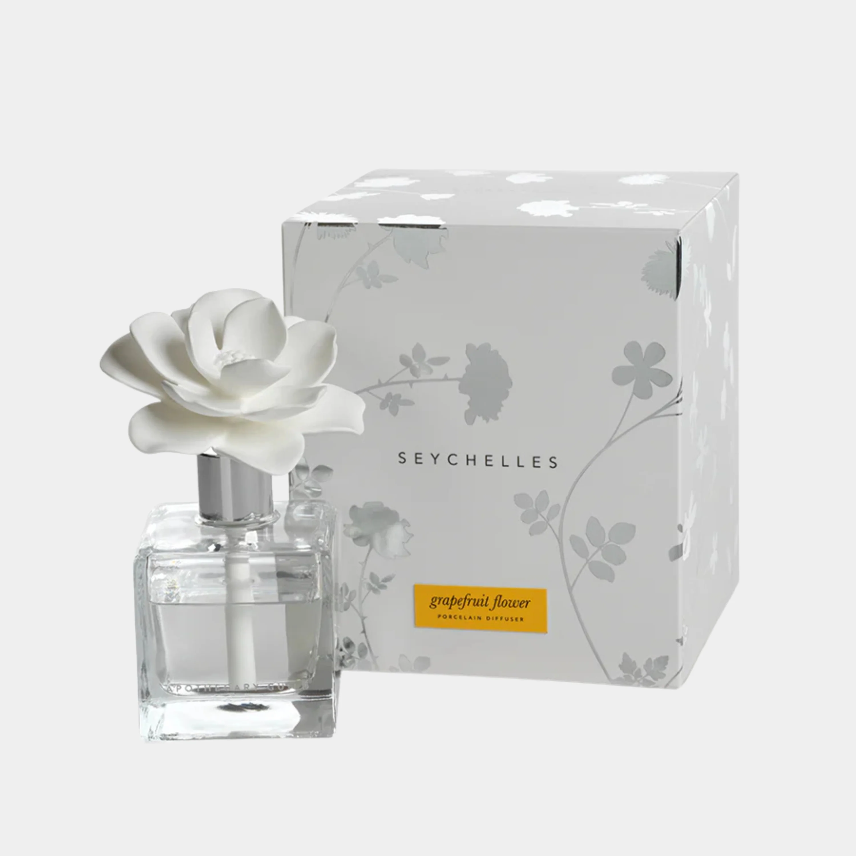 The Seychelles Porcelain Diffuser, Grapefruit Flower