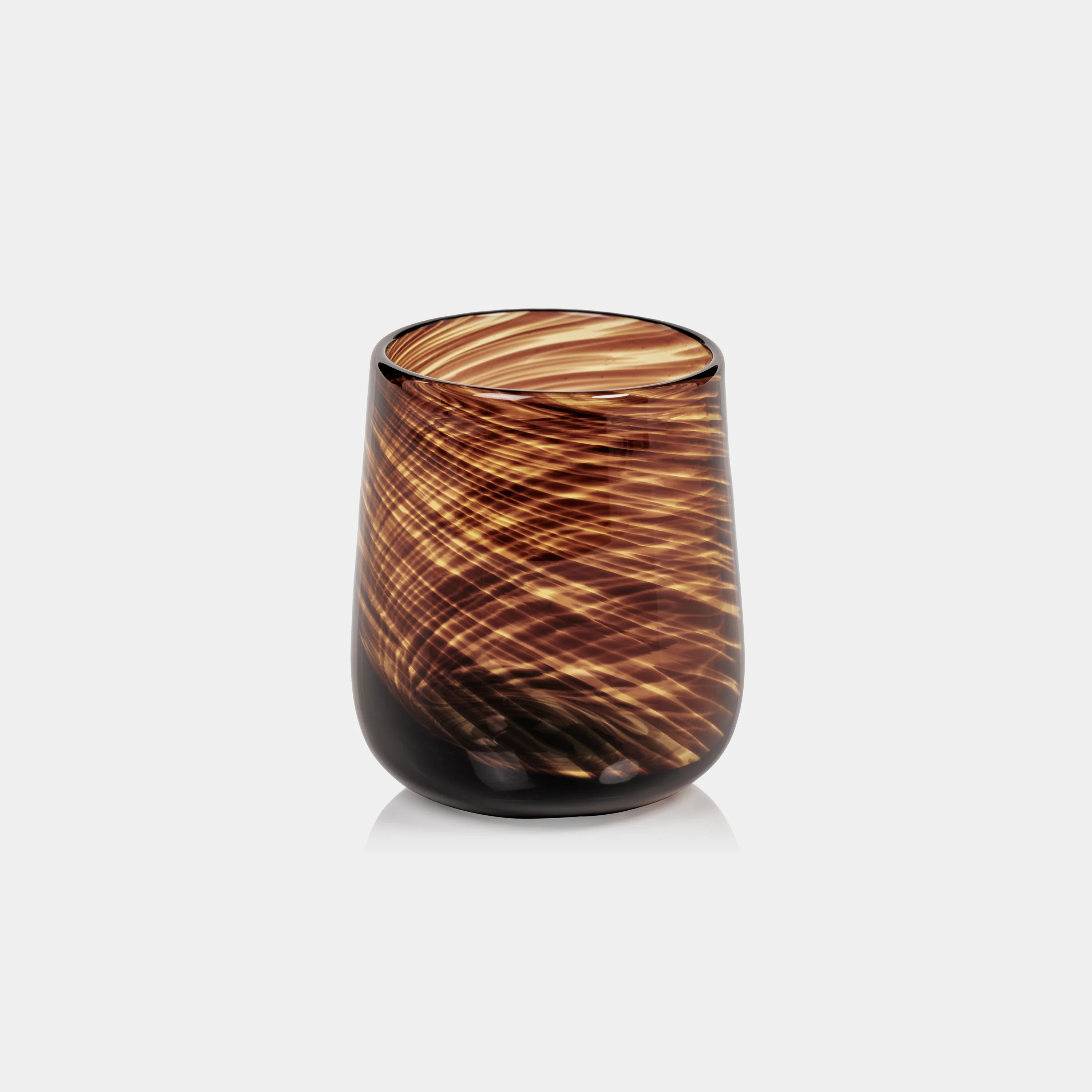 Stemless Tortoise Spiral All Purpose Glasses (Set of 6) - Image 3