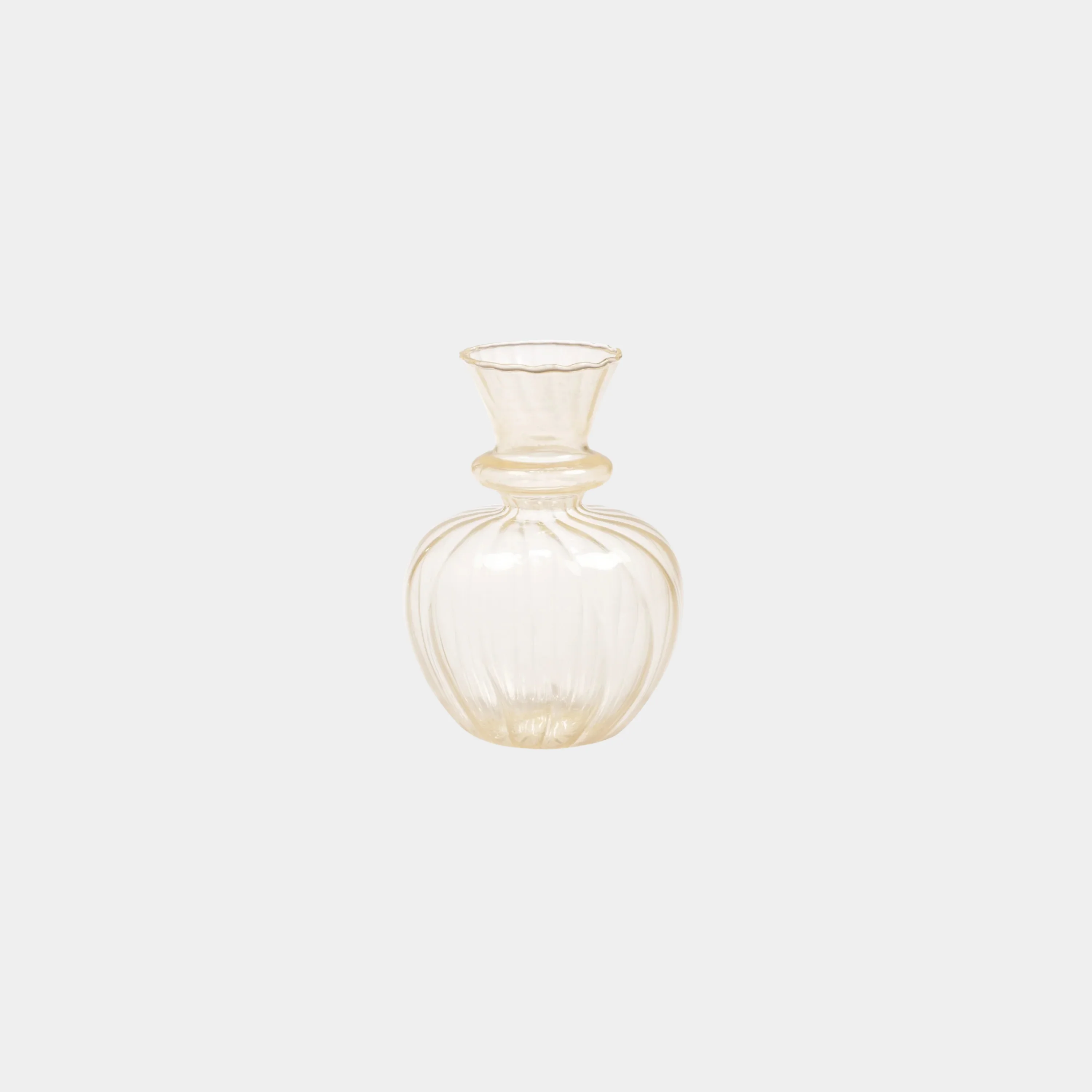 Treviso Piccola Glass Vase - Yellow Cloud - 4 in