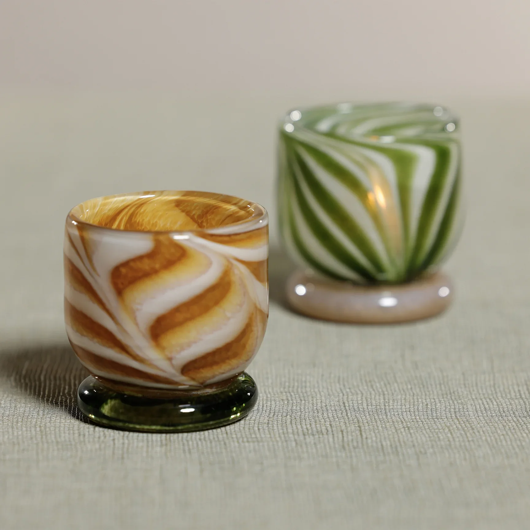 Venezia Colored Tealight Holder - Garden Green - Image 5