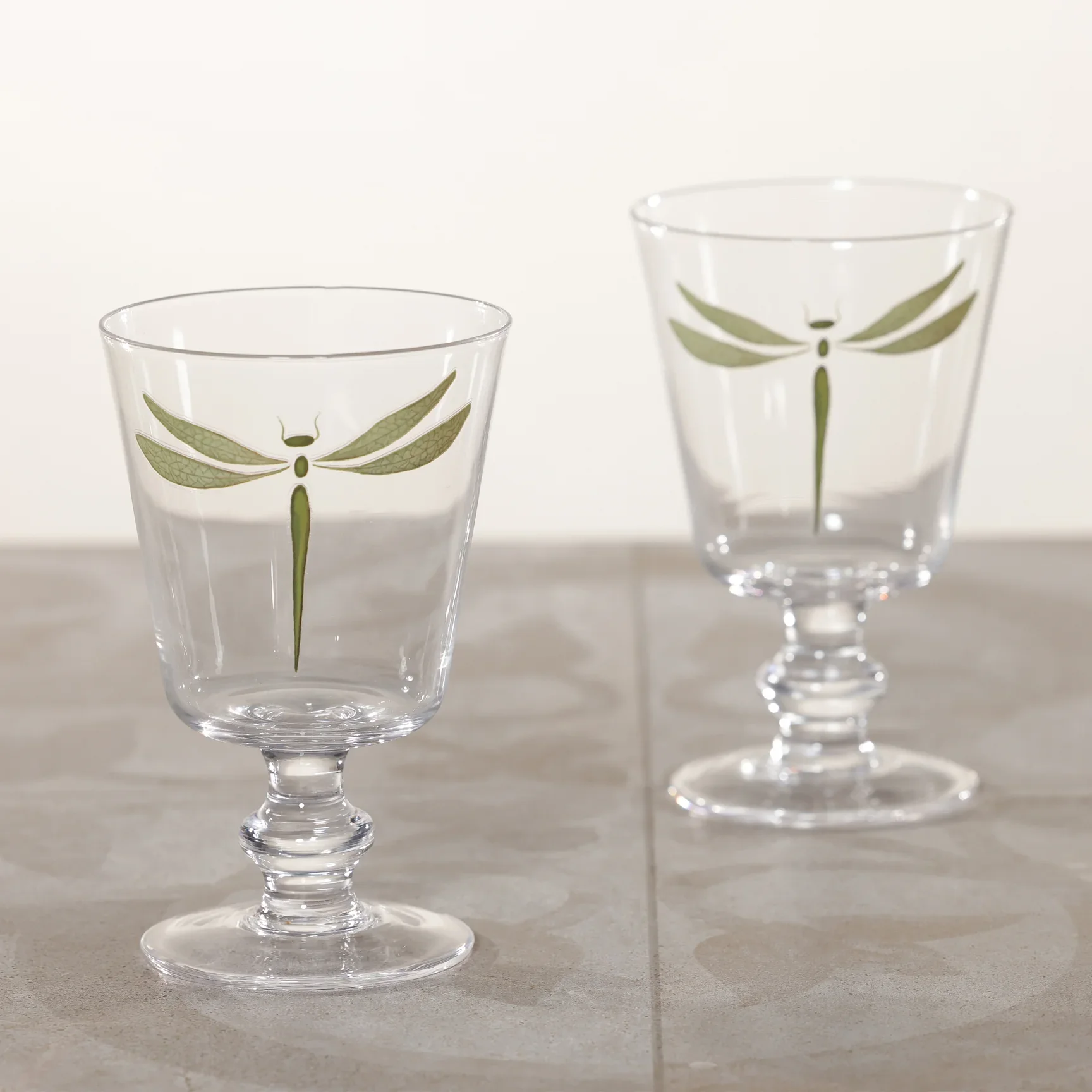 Whispering Dragonfly Water / Wine Stemware (Set of 6) - Image 3